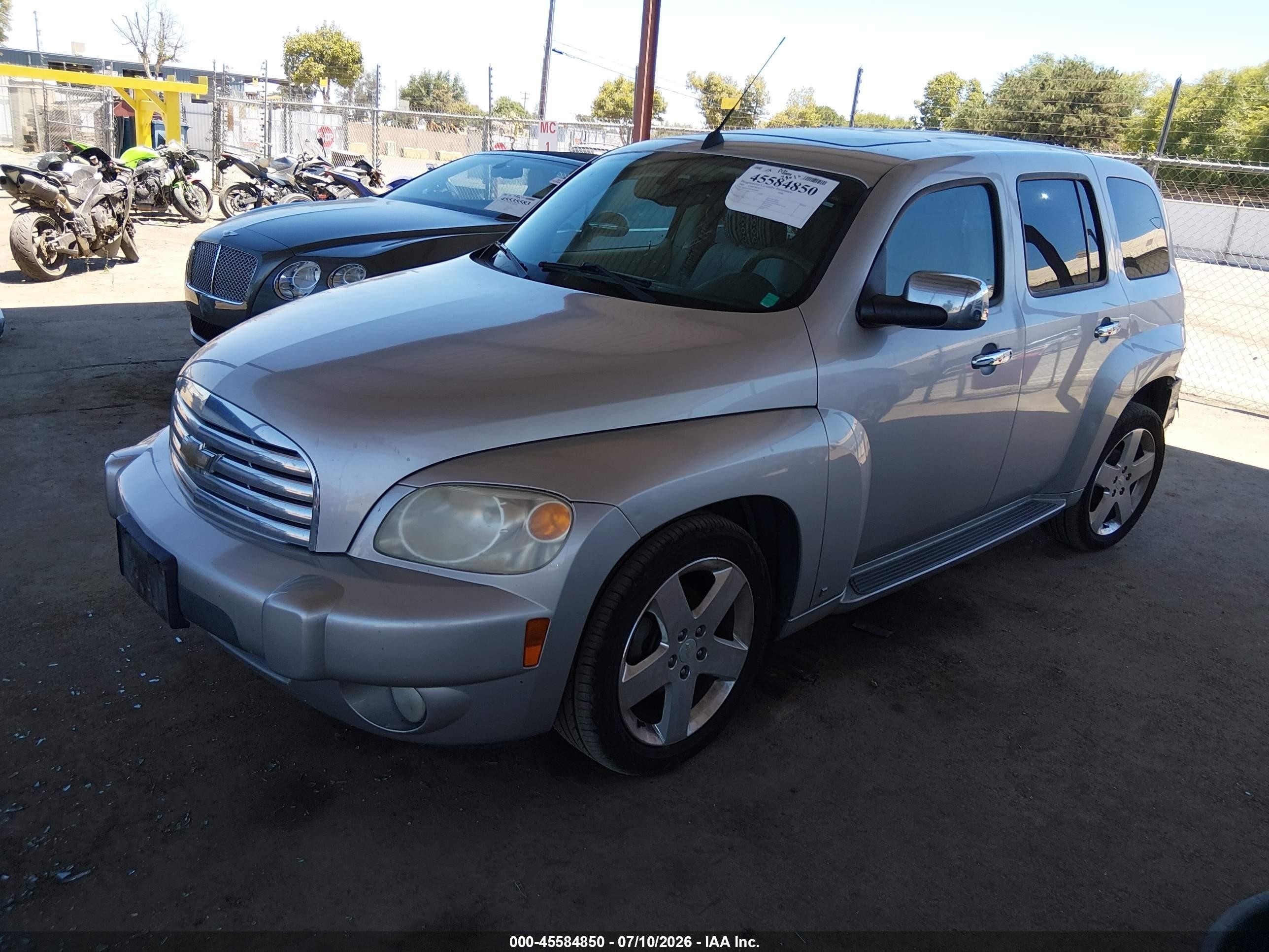 2007 Chevrolet Hhr Lt Silver vin: 3GNDA33P97S616864