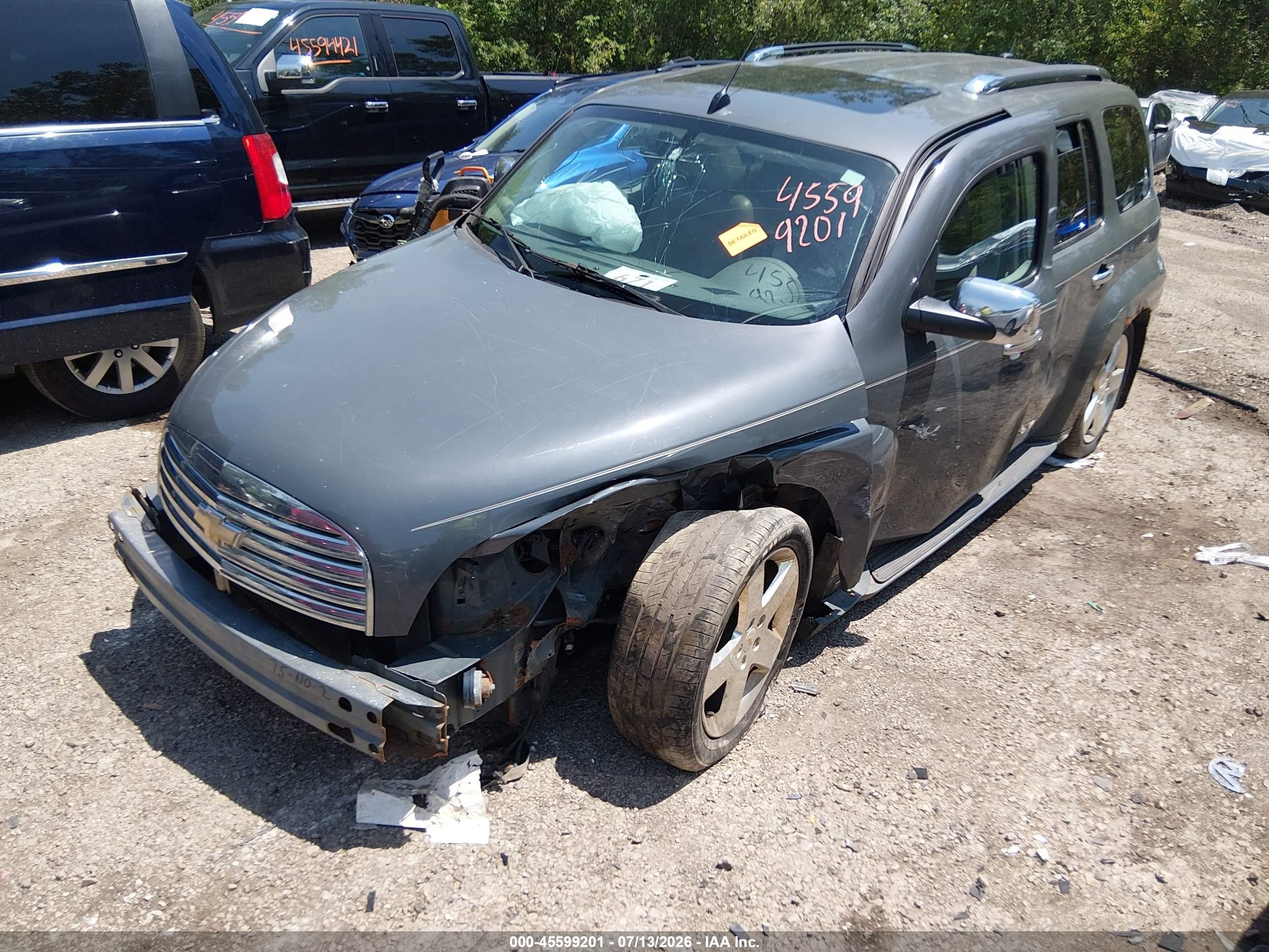 2008 Chevrolet Hhr Lt Gray vin: 3GNDA33P98S536983