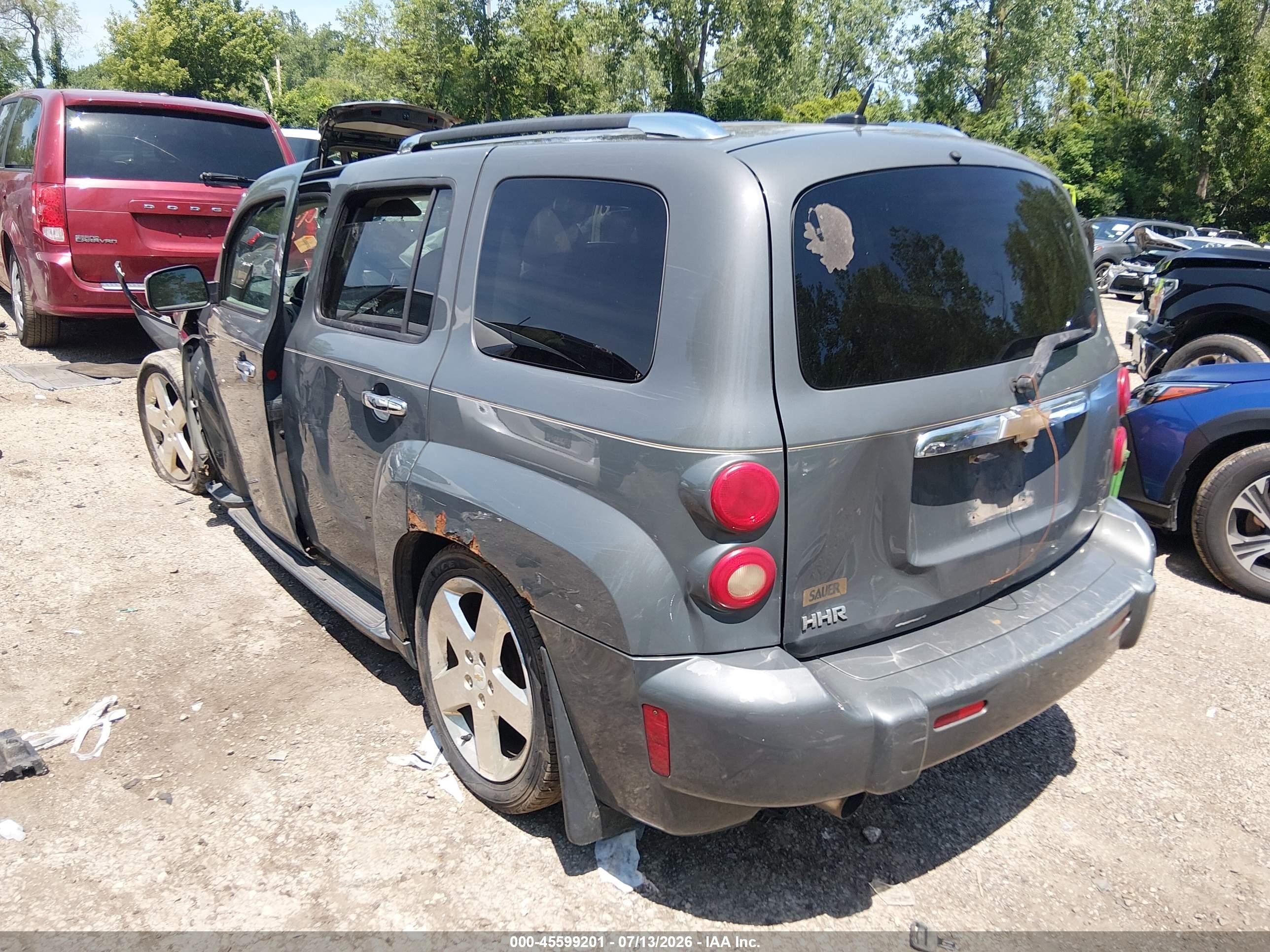 2008 Chevrolet Hhr Lt Gray vin: 3GNDA33P98S536983