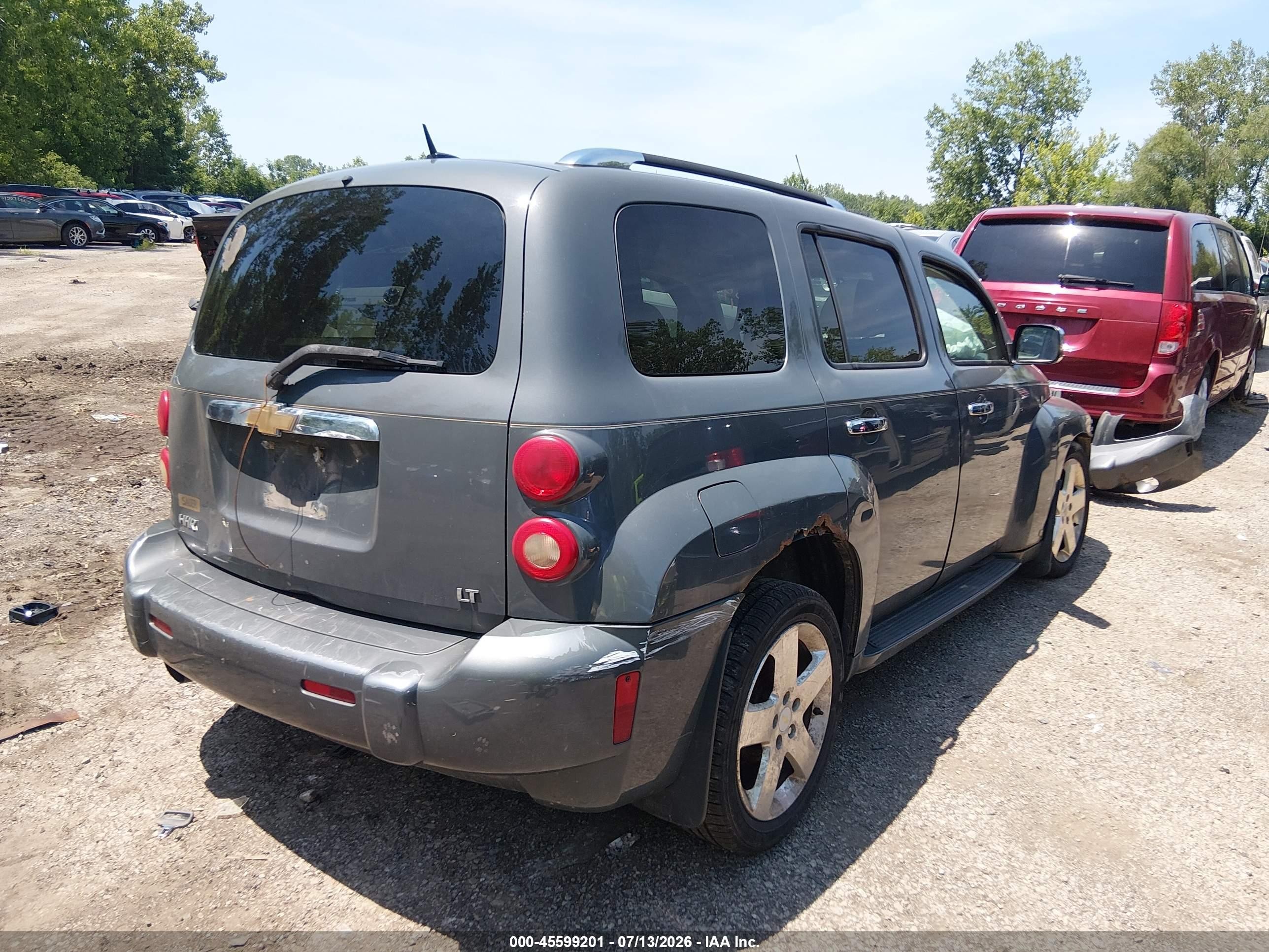 2008 Chevrolet Hhr Lt Gray vin: 3GNDA33P98S536983