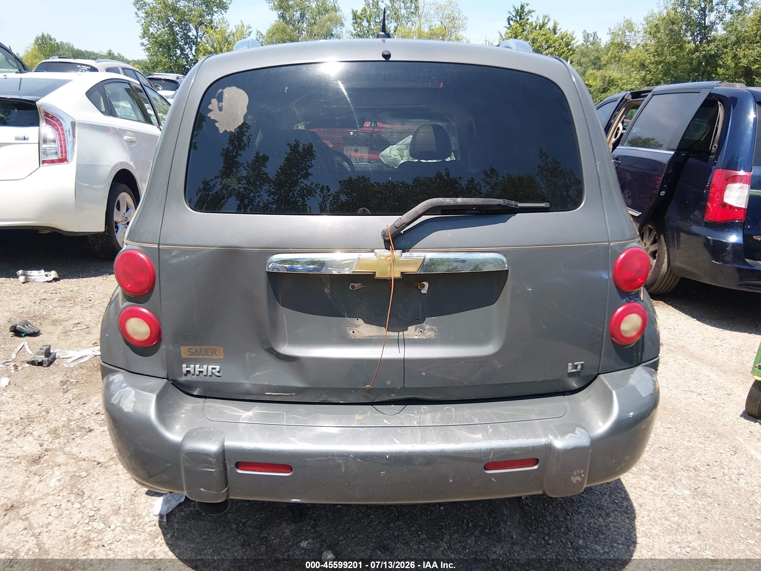 2008 Chevrolet Hhr Lt Gray vin: 3GNDA33P98S536983