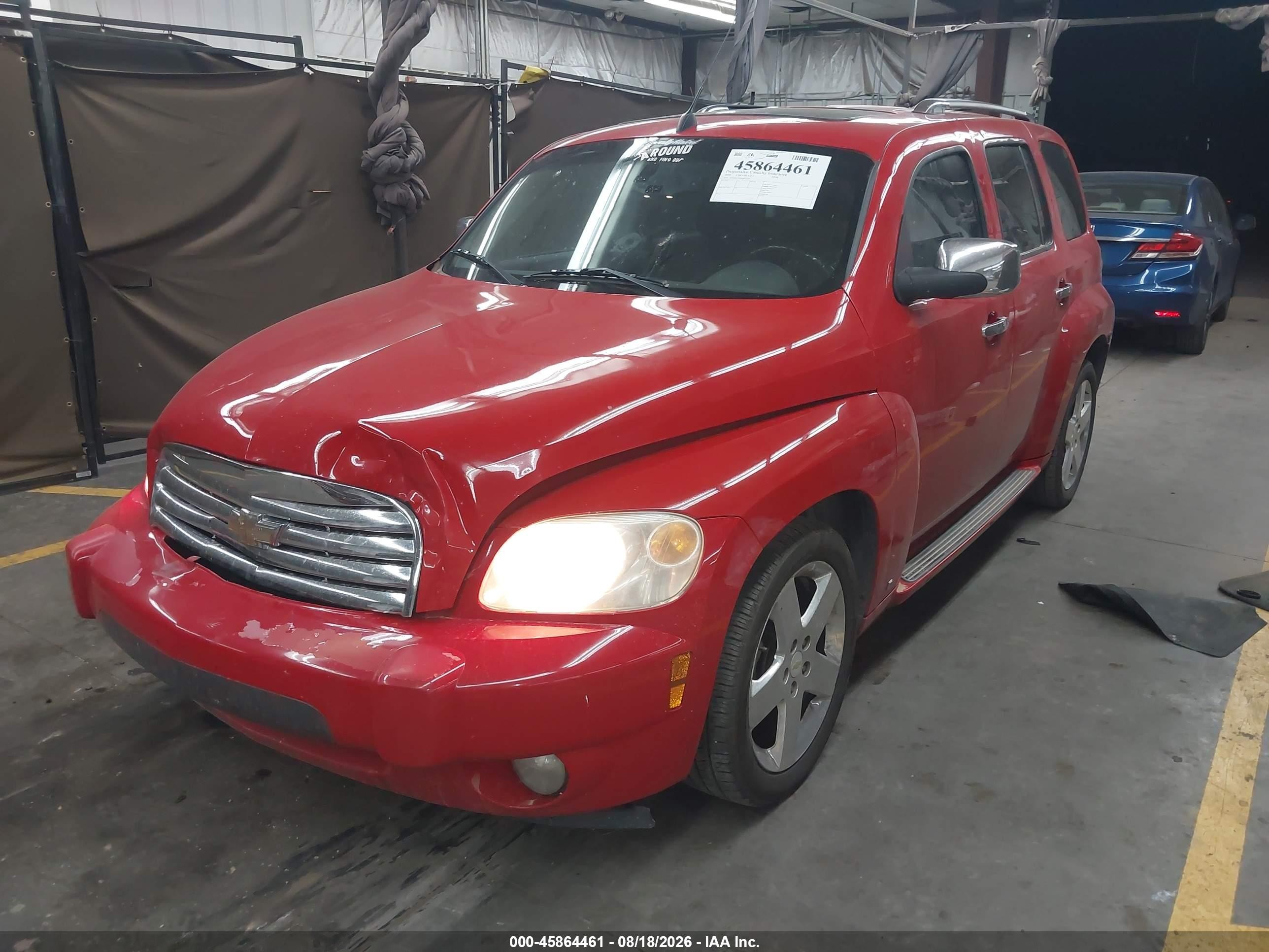 2008 Chevrolet Hhr Lt Red vin: 3GNDA53P08S620346