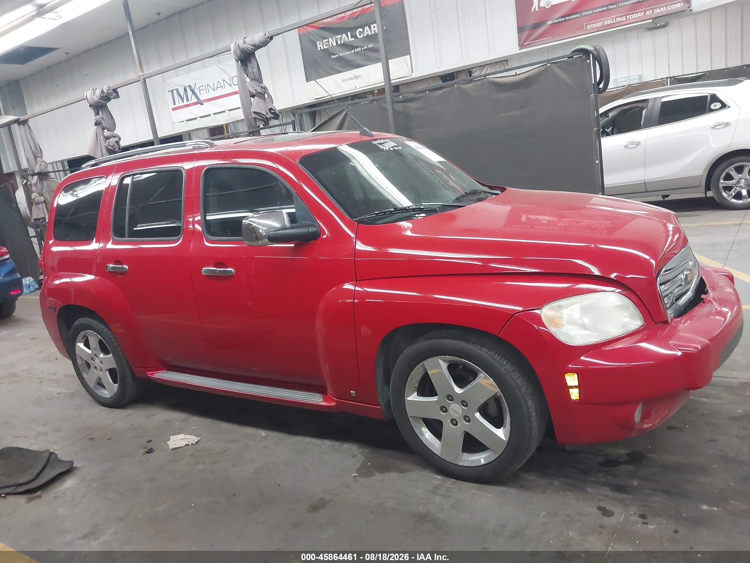 2008 Chevrolet Hhr Lt Red vin: 3GNDA53P08S620346