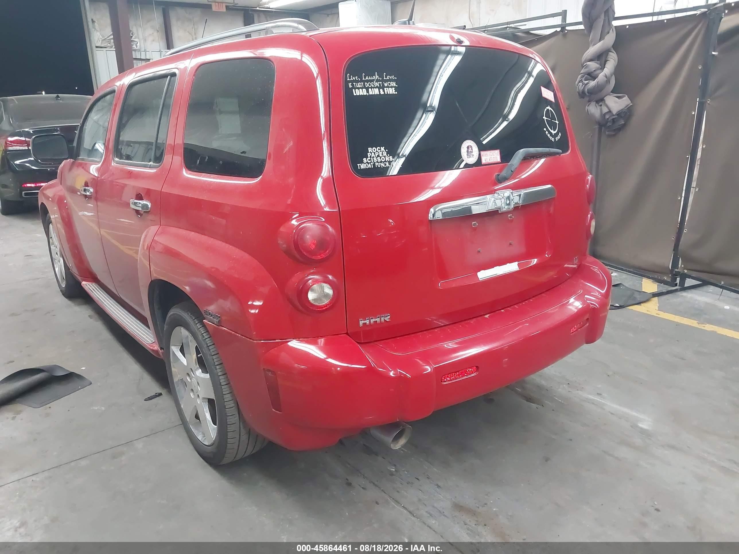 2008 Chevrolet Hhr Lt Red vin: 3GNDA53P08S620346