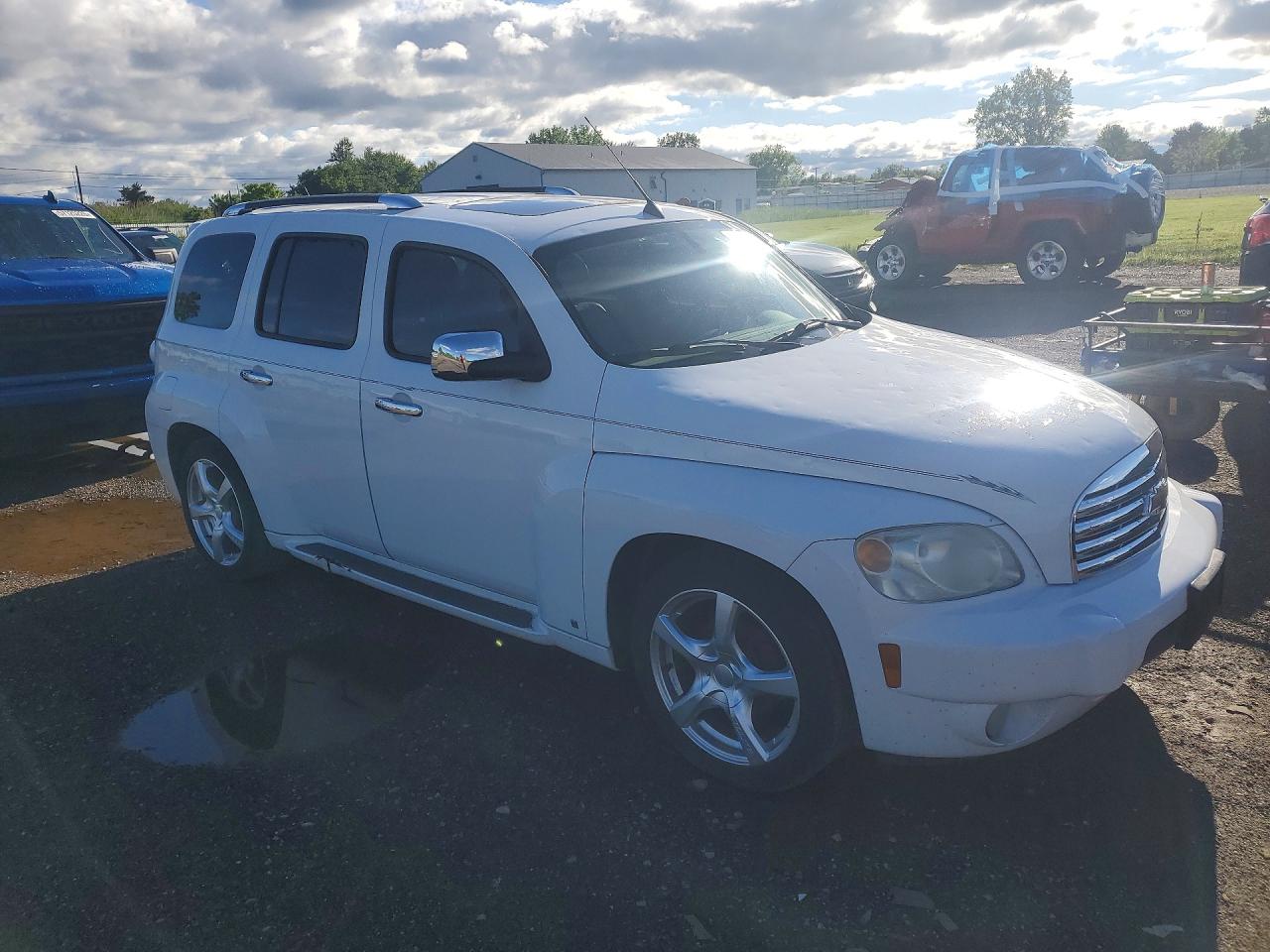 2008 Chevrolet Hhr Lt White vin: 3GNDA53P08S637017