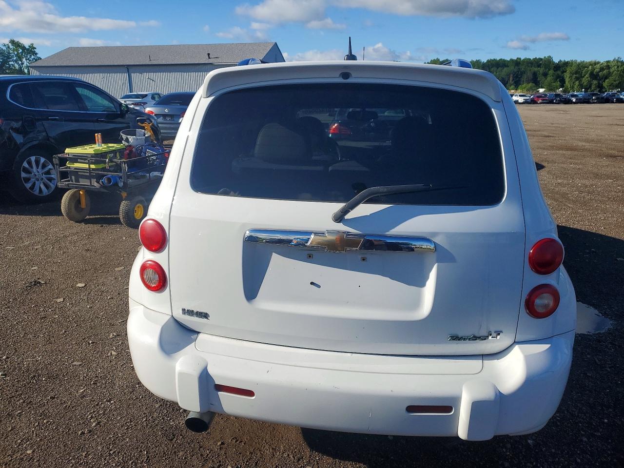 2008 Chevrolet Hhr Lt White vin: 3GNDA53P08S637017