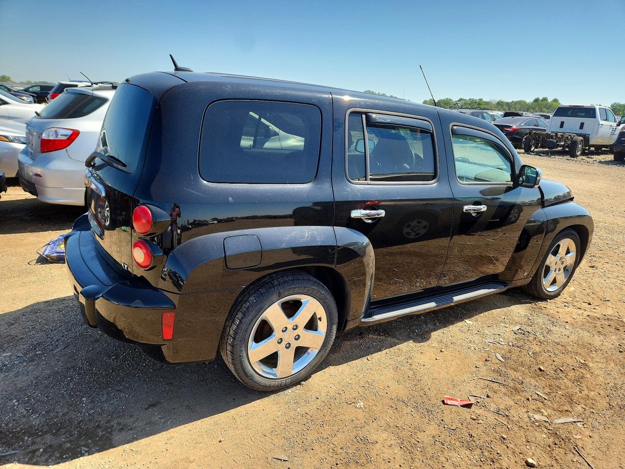 2008 Chevrolet Hhr Lt Black vin: 3GNDA53P18S572193