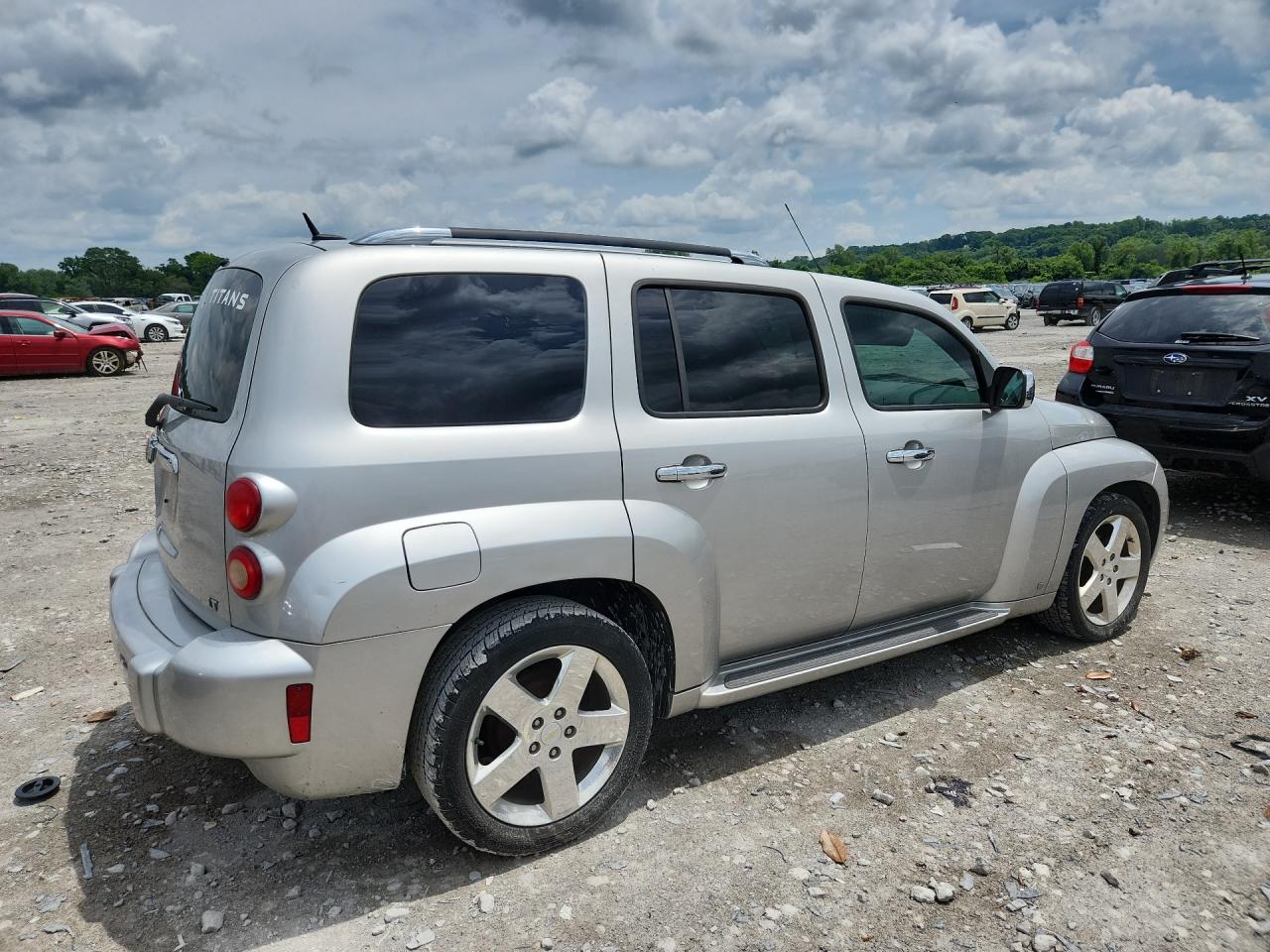 2008 Chevrolet Hhr Lt Желто-коричневый vin: 3GNDA53P28S589133 Damage: Right Qtr Panel, Dent(S) W/ Paint Dmg, 1 To 2 Inches