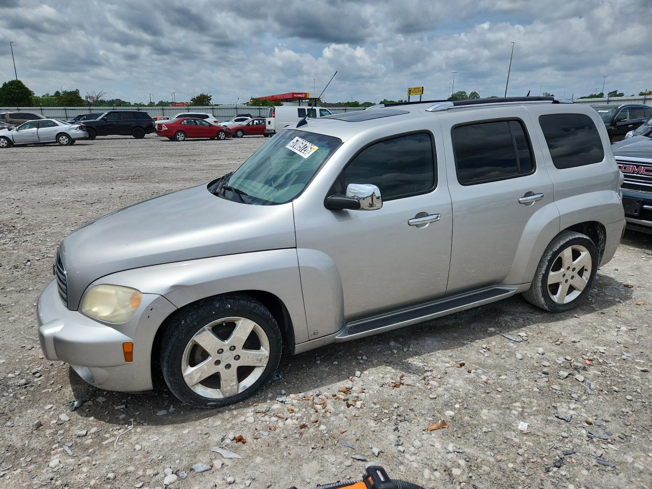 2008 Chevrolet Hhr Lt Желто-коричневый vin: 3GNDA53P28S589133 Damage: Front Bumper/Cover, Scraped, 2 To 3 Inches