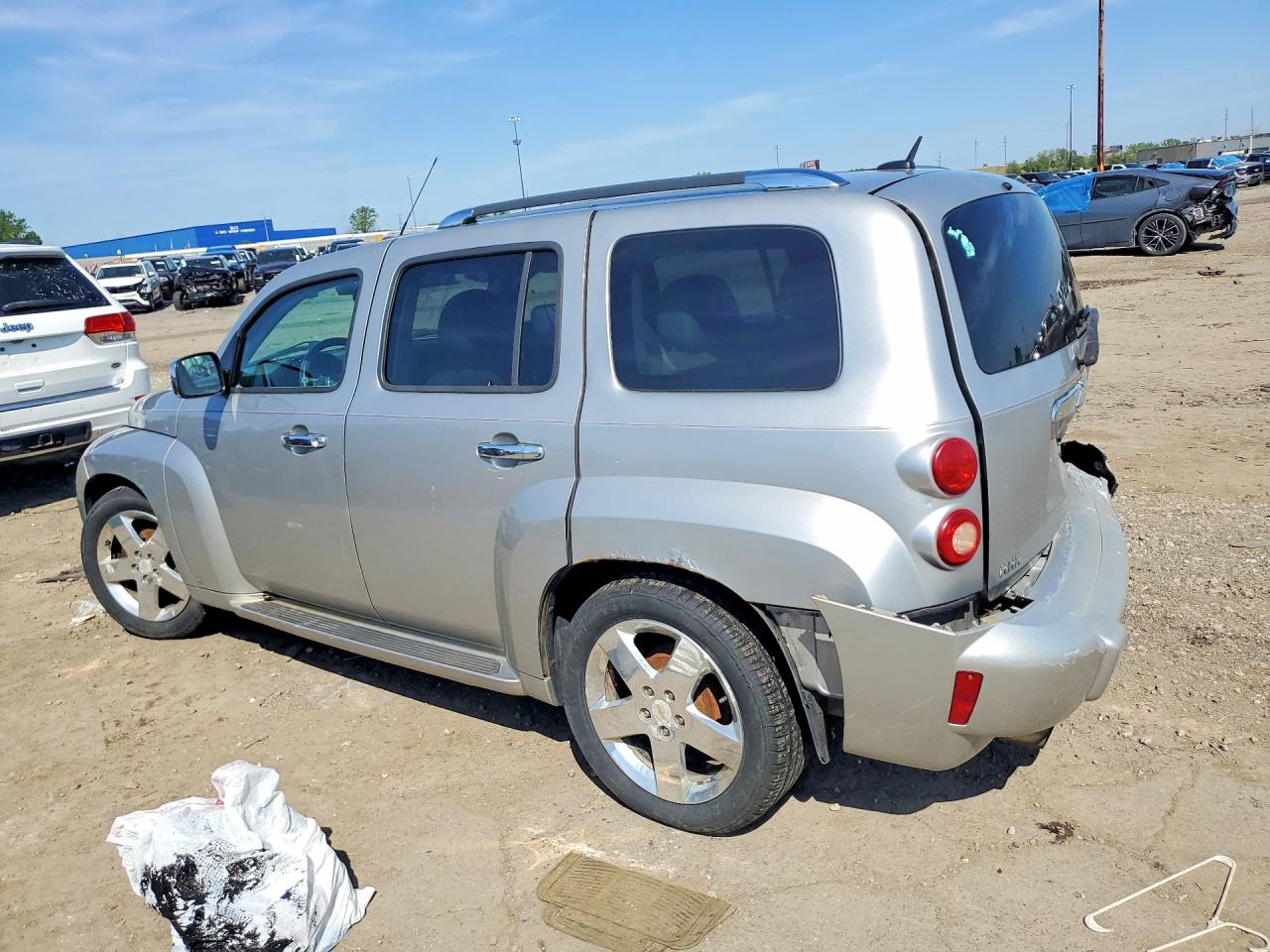 2008 Chevrolet Hhr Lt Silver vin: 3GNDA53P48S566579