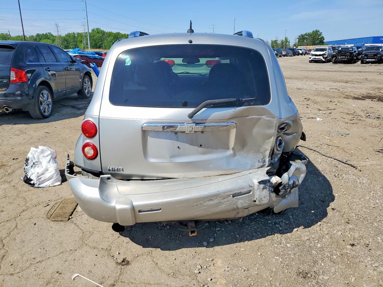 2008 Chevrolet Hhr Lt Silver vin: 3GNDA53P48S566579