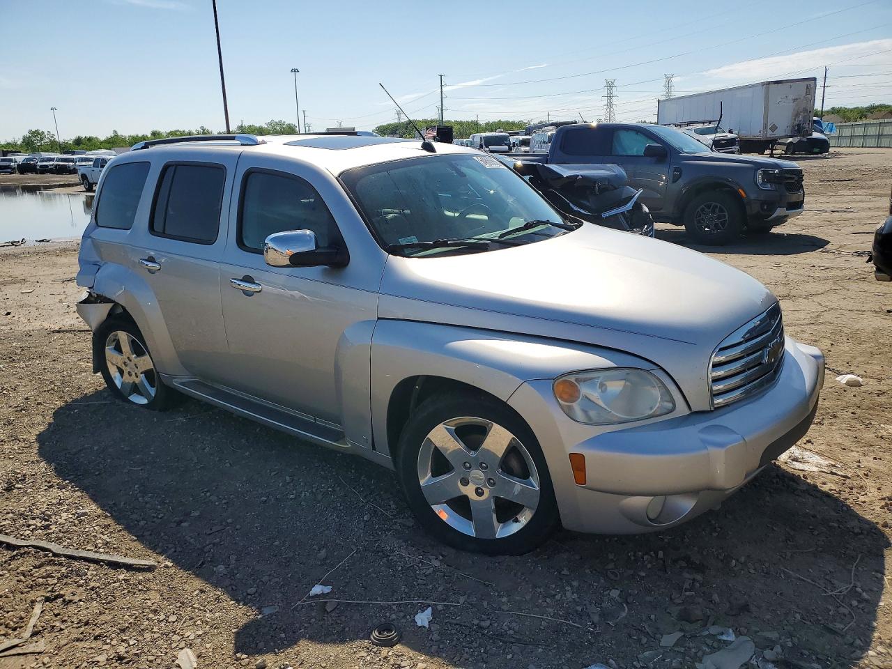 2008 Chevrolet Hhr Lt Silver vin: 3GNDA53P48S566579