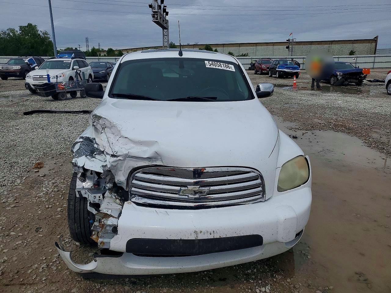 2008 Chevrolet Hhr Lt White vin: 3GNDA53P98S608986
