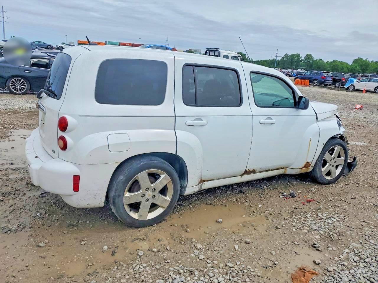 2008 Chevrolet Hhr Lt White vin: 3GNDA53P98S608986