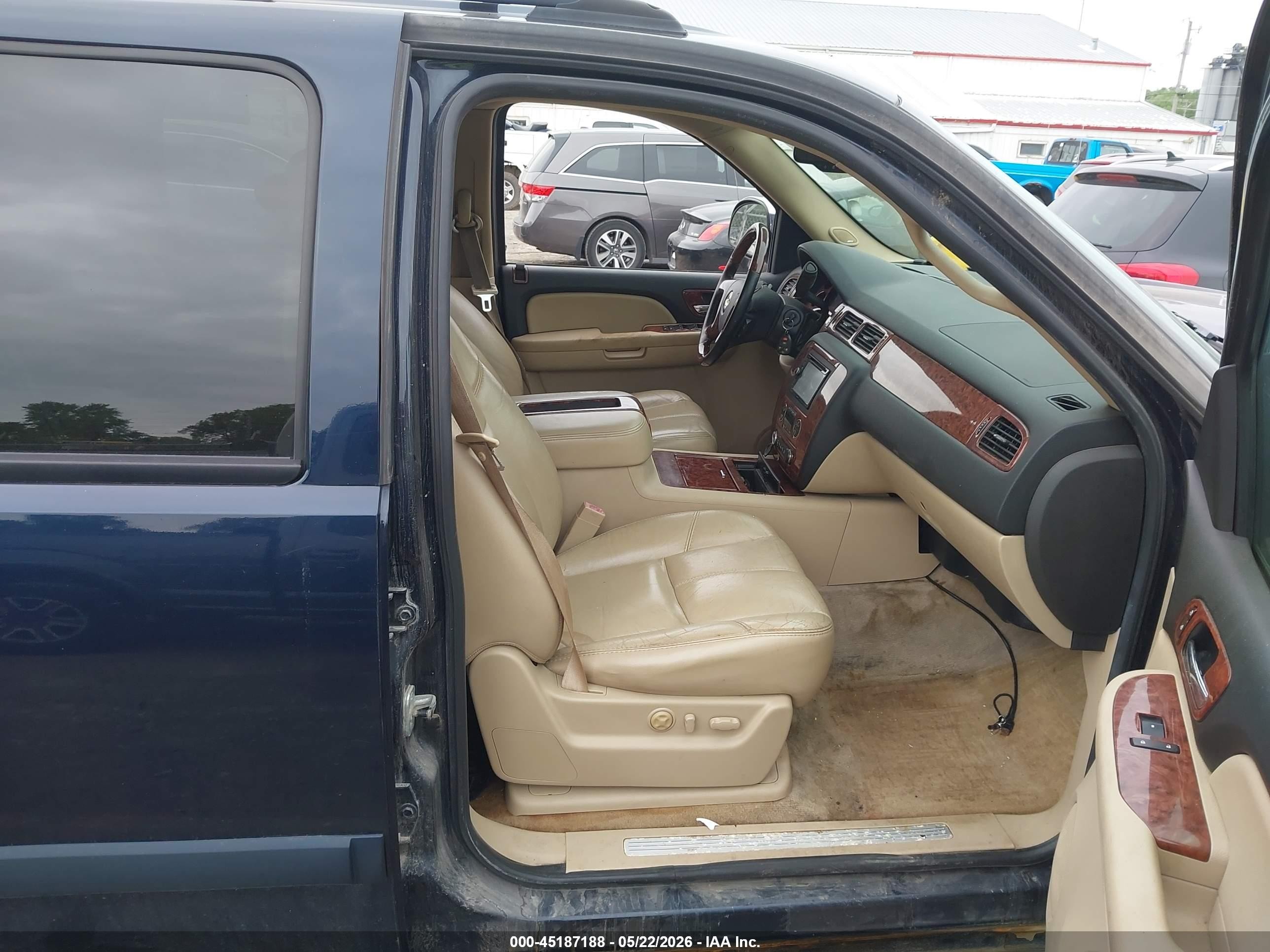 2007 Chevrolet Avalanche 1500 Lt Dark Blue vin: 3GNEC12007G134004