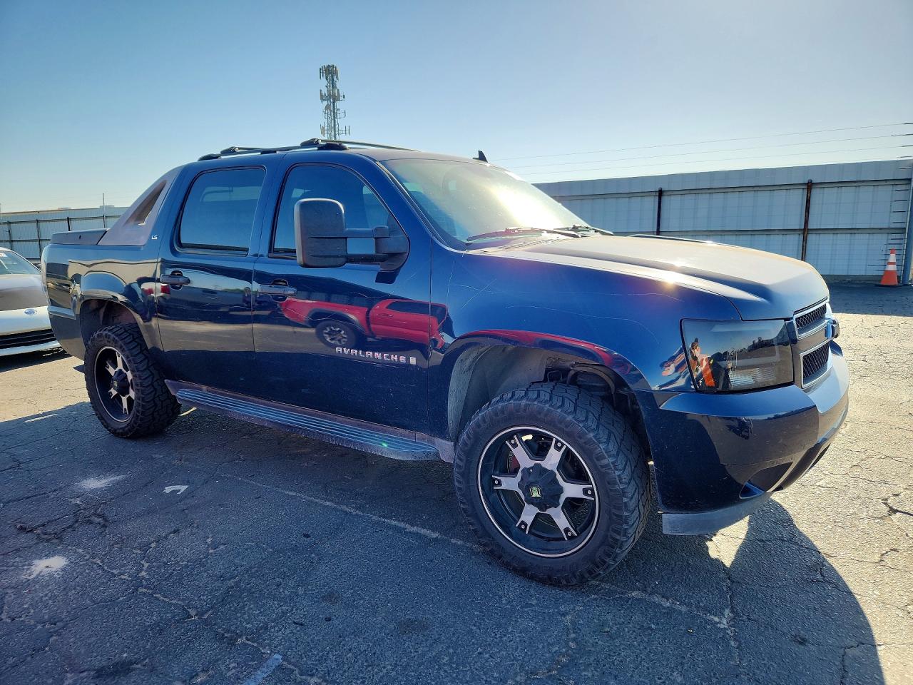 2007 Chevrolet Avalanche C1500 Blue vin: 3GNEC12007G166158