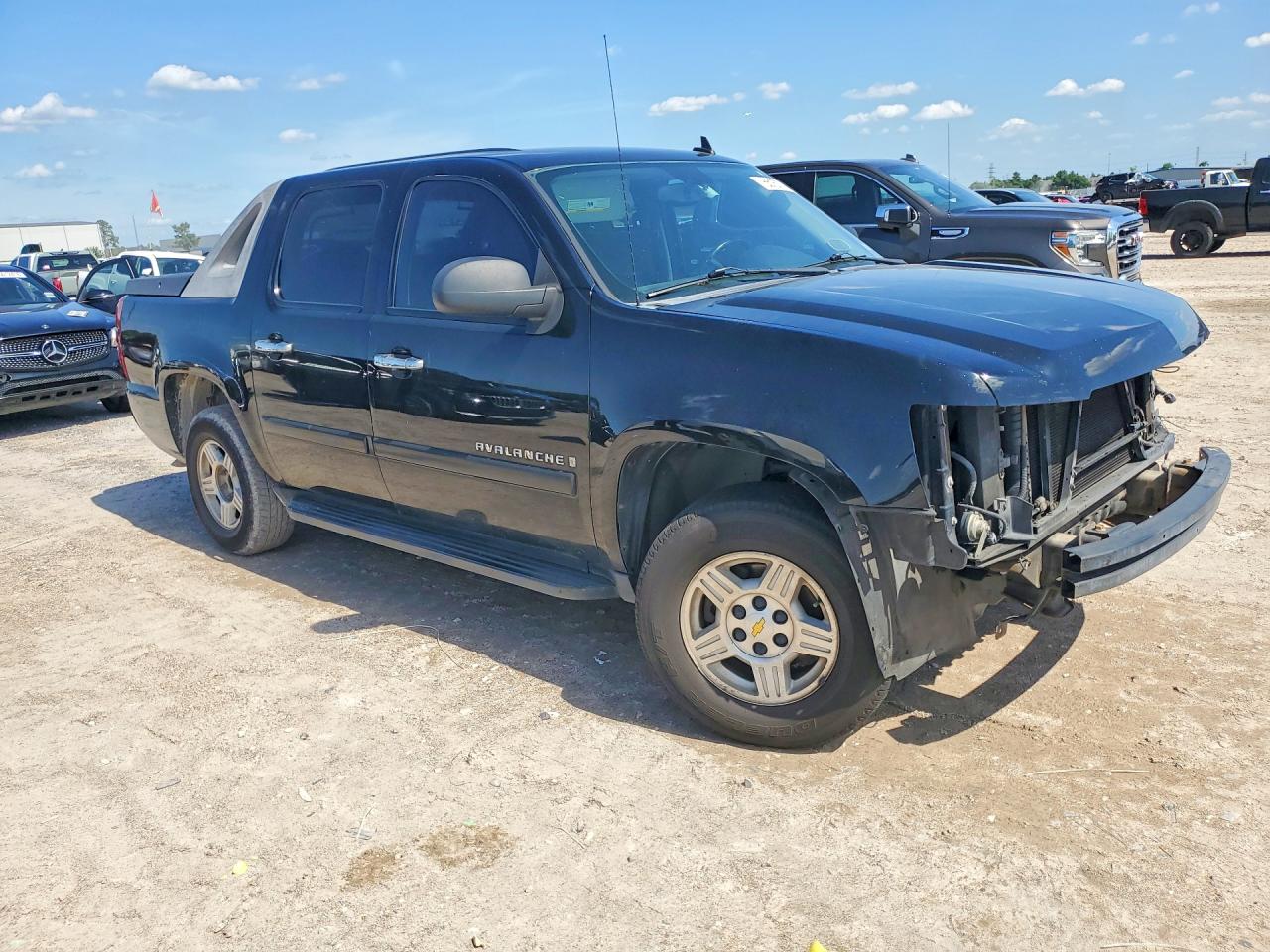2008 Chevrolet Avalanche C1500 Black vin: 3GNEC12008G306940