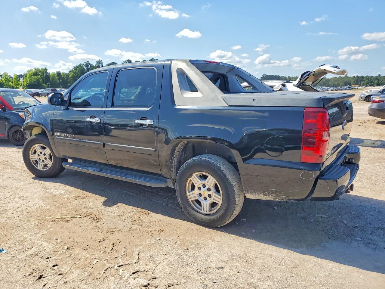 2008 Chevrolet Avalanche C1500 Black vin: 3GNEC12008G306940
