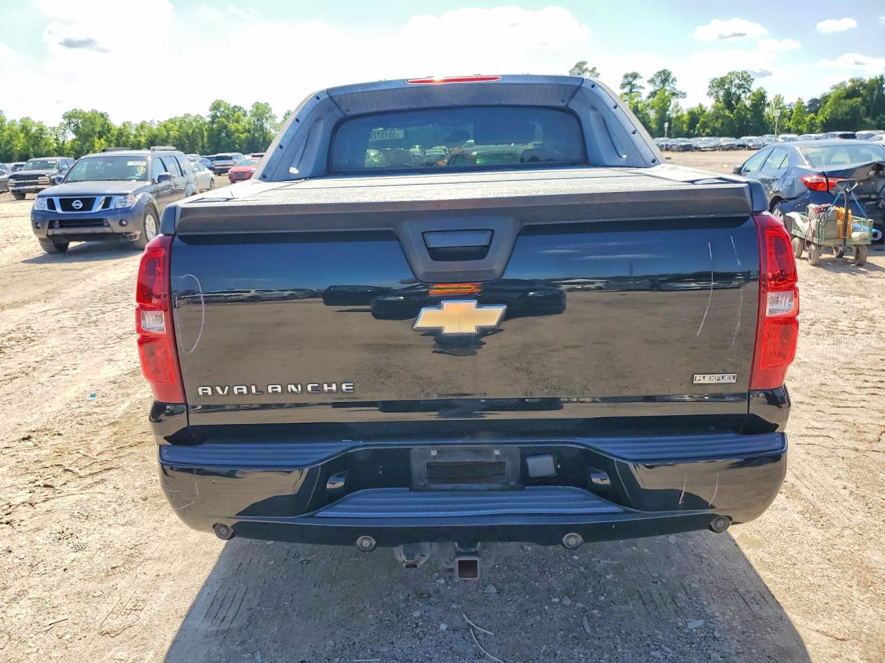 2008 Chevrolet Avalanche C1500 Black vin: 3GNEC12008G306940