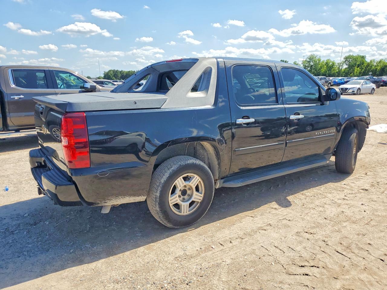 2008 Chevrolet Avalanche C1500 Black vin: 3GNEC12008G306940