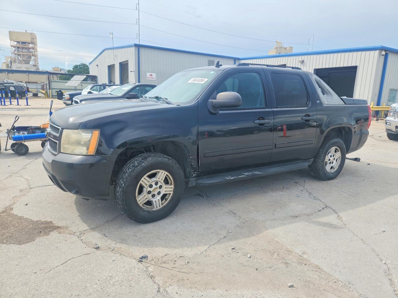 2007 Chevrolet Avalanche C1500 Black vin: 3GNEC12017G312860