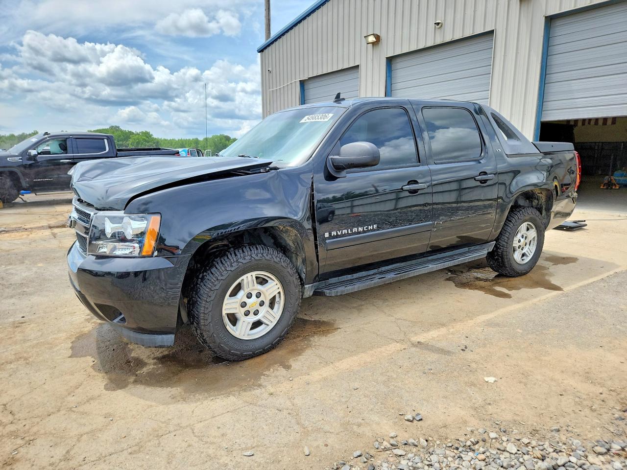 2007 Chevrolet Avalanche C1500 Black vin: 3GNEC12017G317007