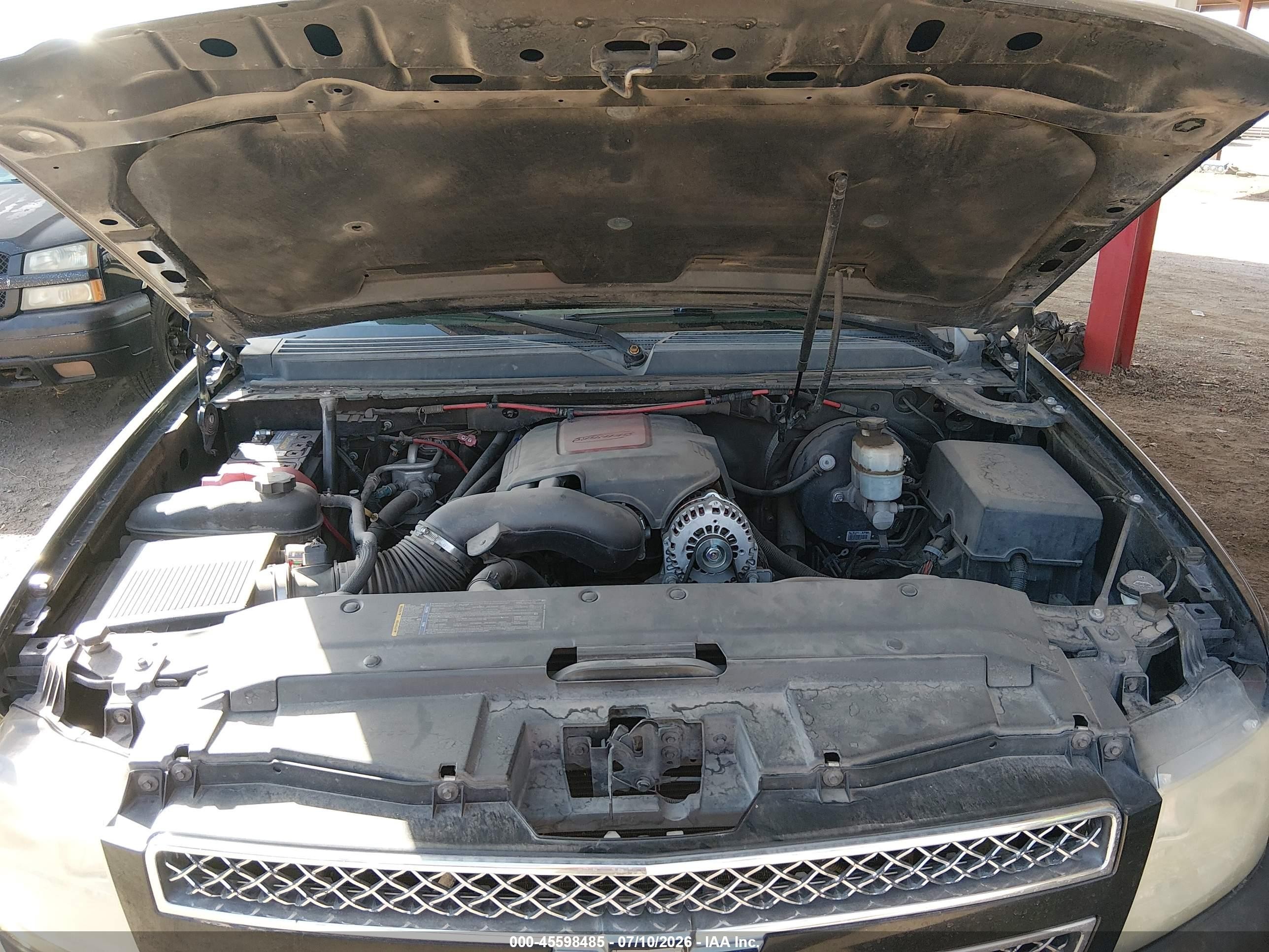 2008 Chevrolet Avalanche 1500 Lt Black vin: 3GNEC12018G103992