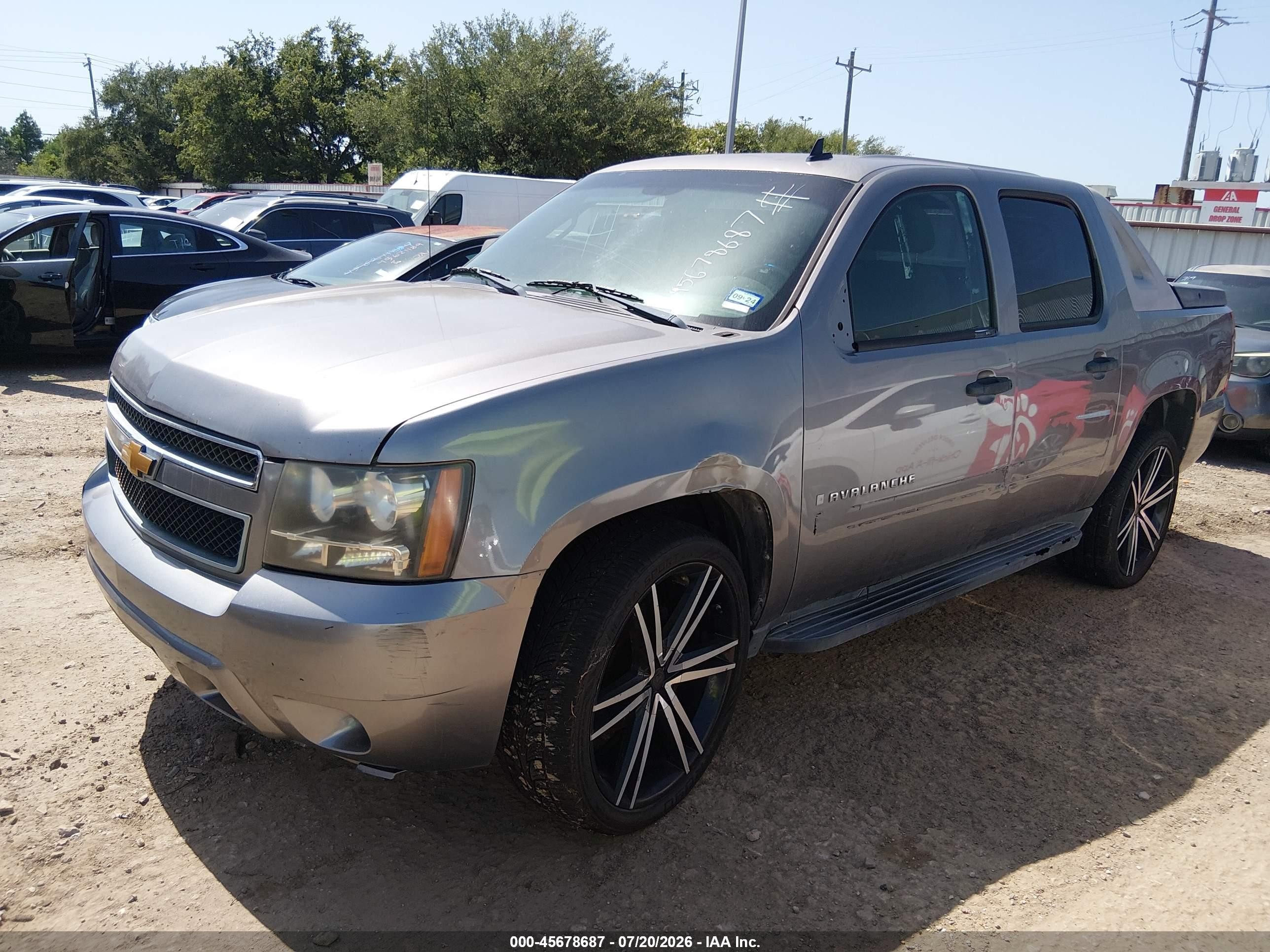 2009 Chevrolet Avalanche 1500 Ls Gray vin: 3GNEC12019G195199
