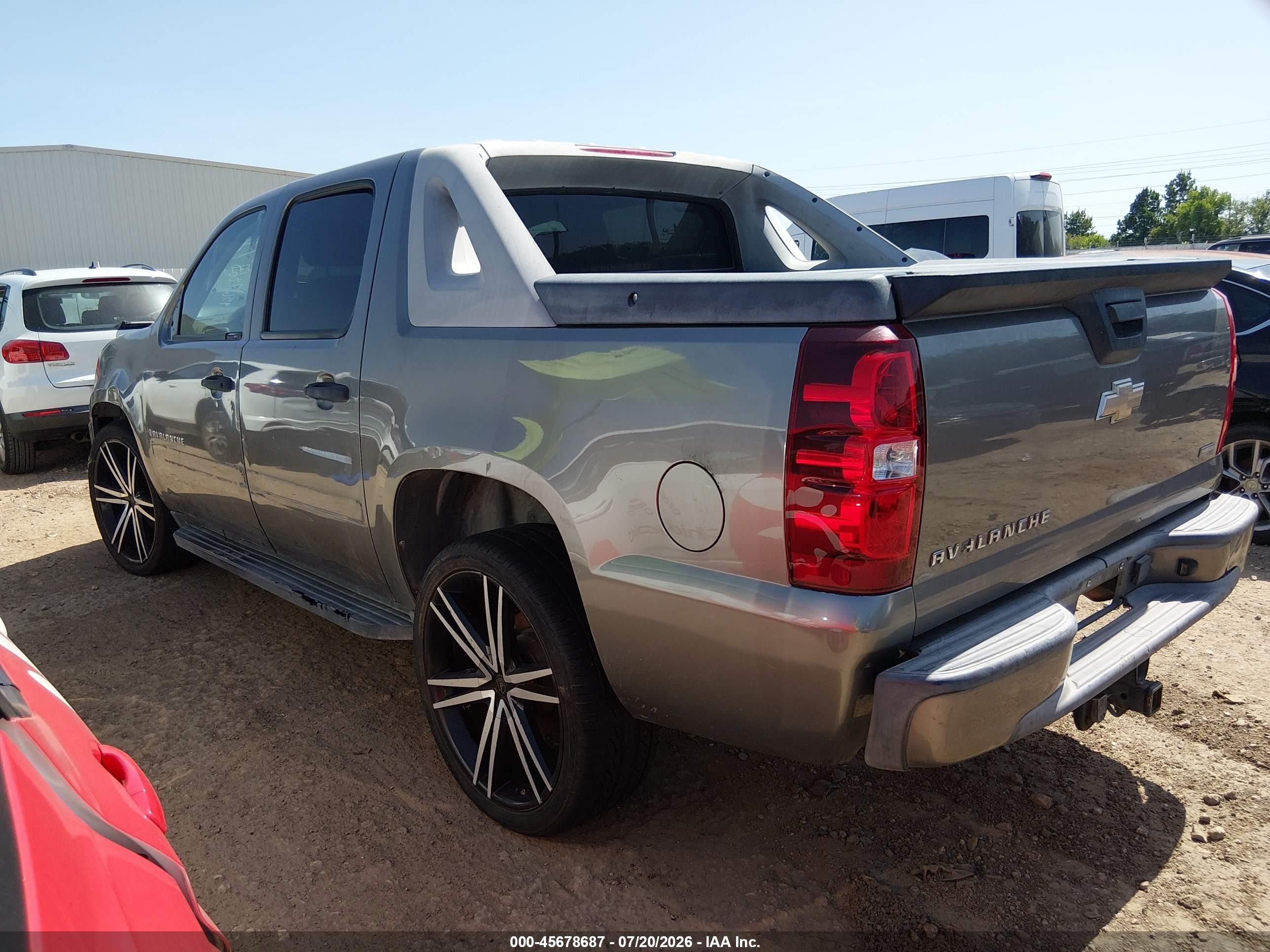 2009 Chevrolet Avalanche 1500 Ls Gray vin: 3GNEC12019G195199