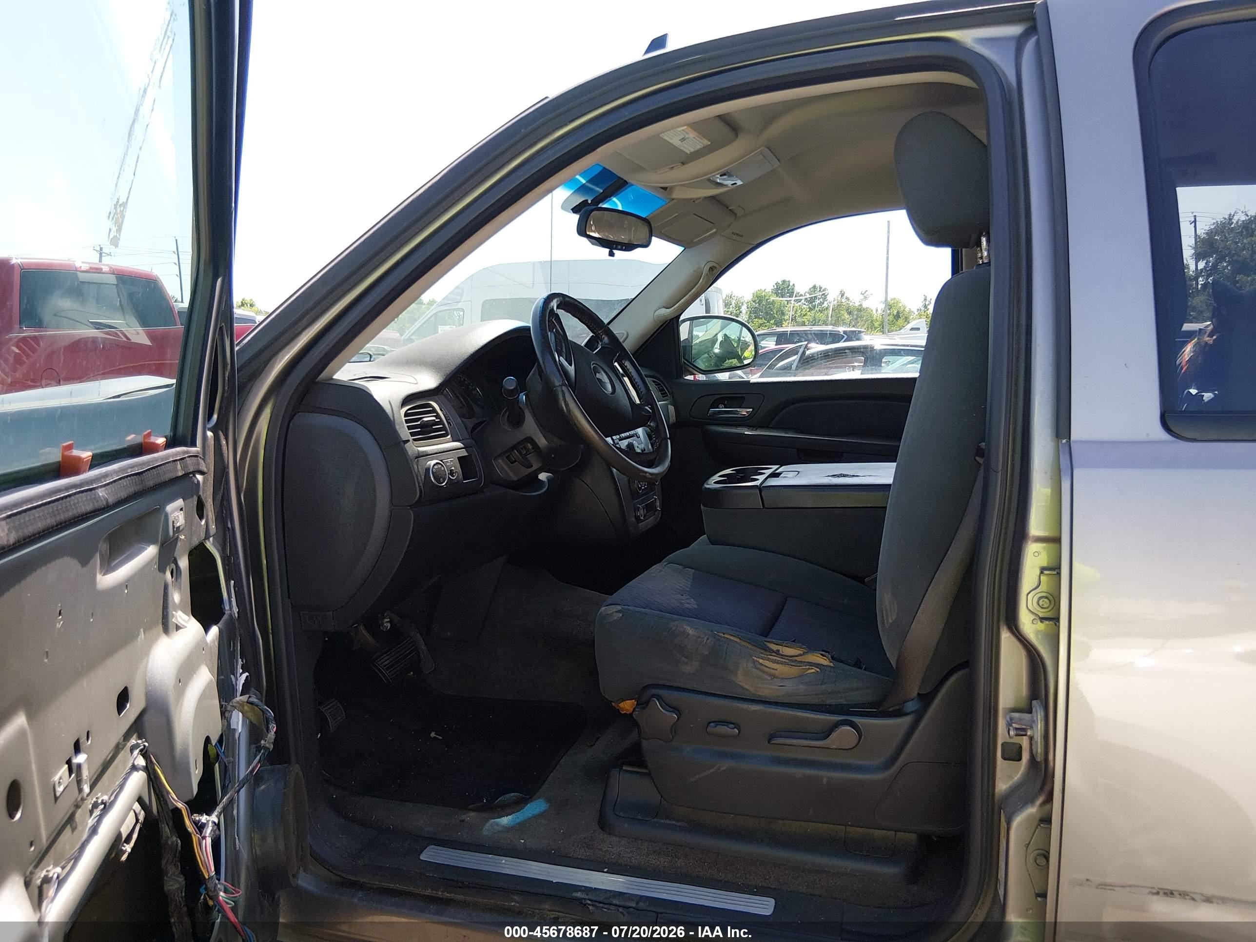 2009 Chevrolet Avalanche 1500 Ls Gray vin: 3GNEC12019G195199