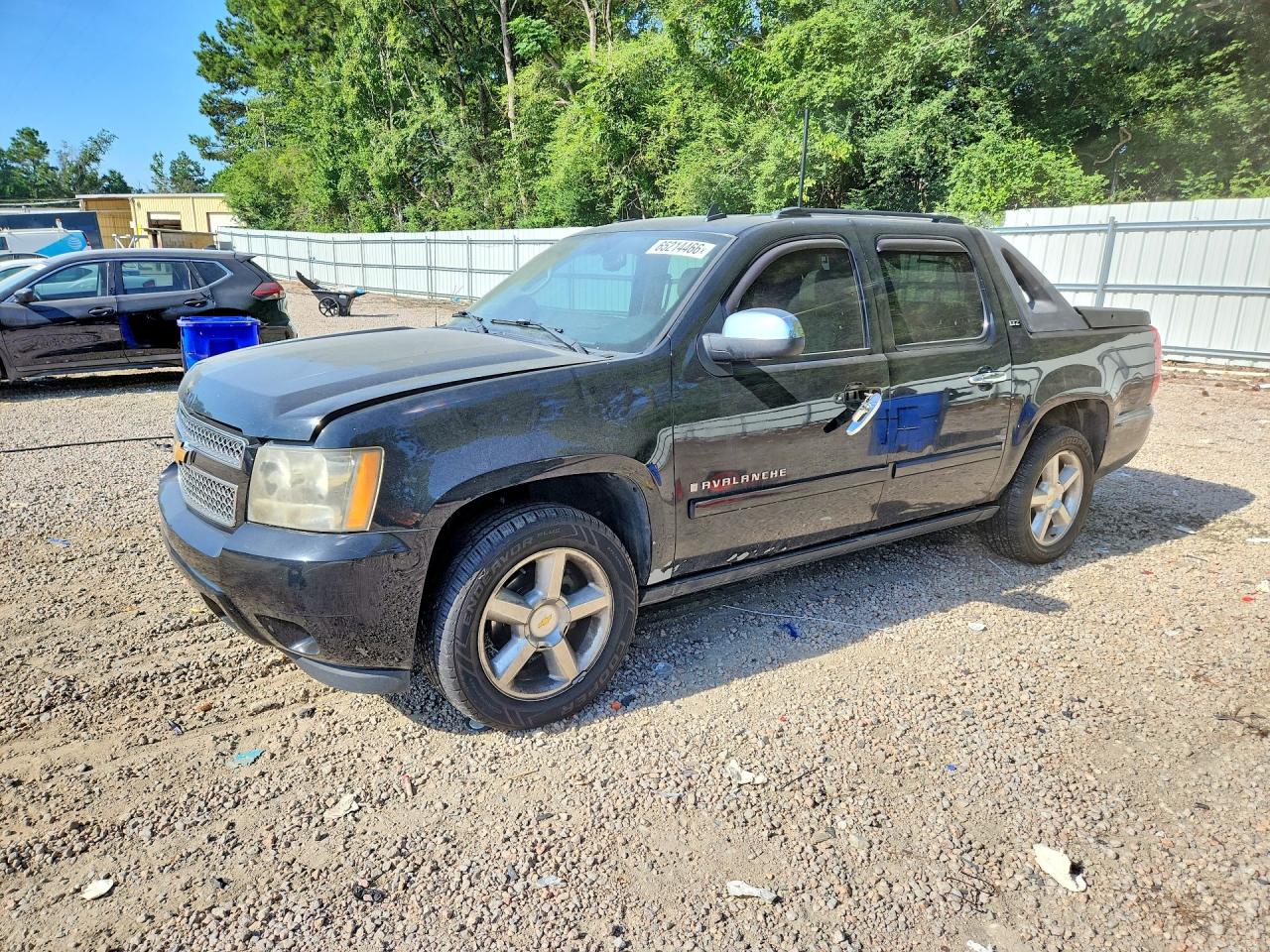2008 Chevrolet Avalanche C1500 Black vin: 3GNEC12028G108389