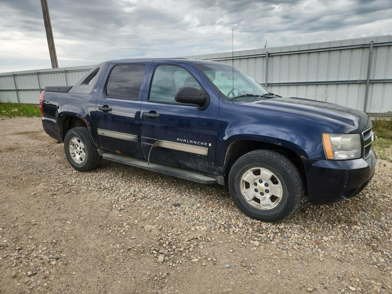 2009 Chevrolet Avalanche C1500 Ls Blue vin: 3GNEC12039G207305 Damage: Right Front Door Molding, Broken, Replacement Required