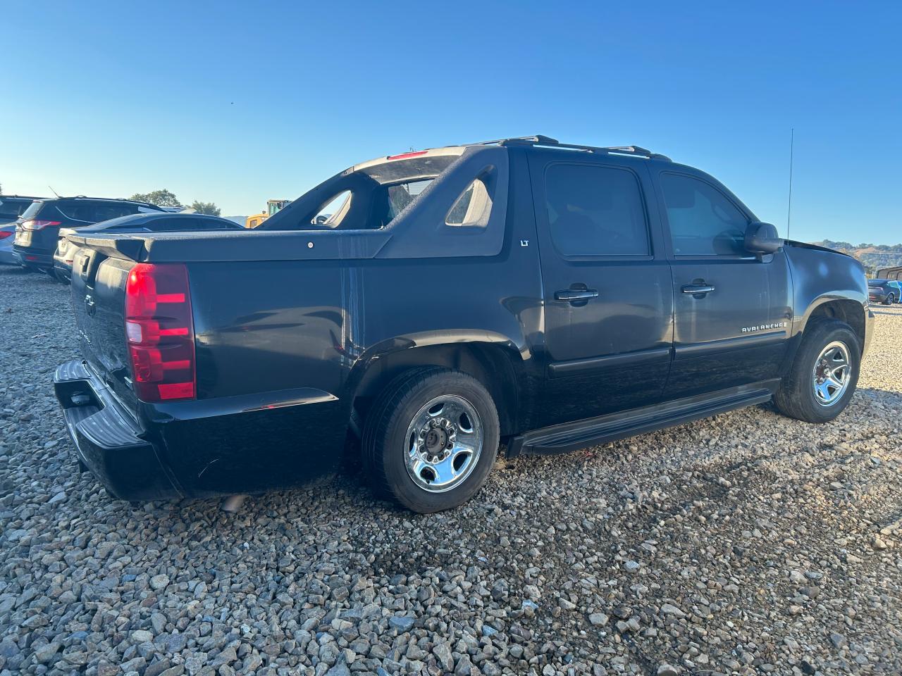 2007 Chevrolet Avalanche C1500 Black vin: 3GNEC12057G164440