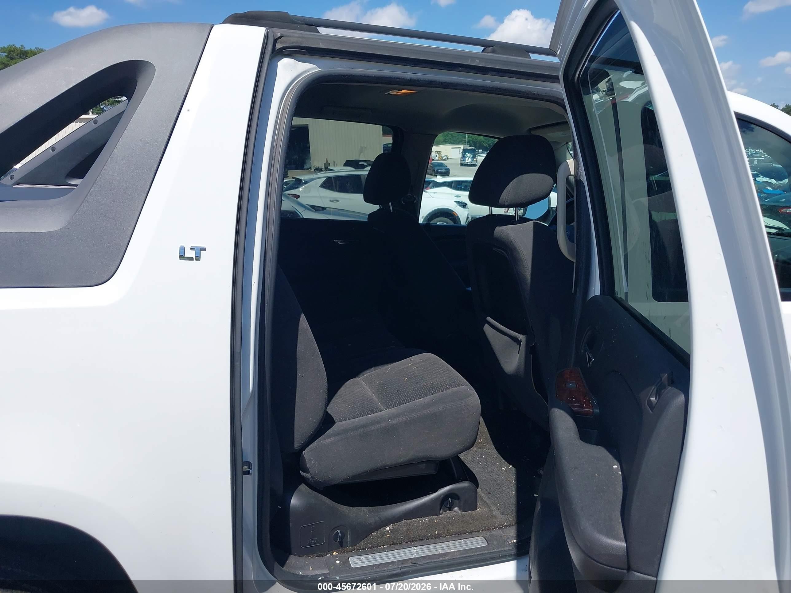 2007 Chevrolet Avalanche 1500 Lt White vin: 3GNEC12057G212566