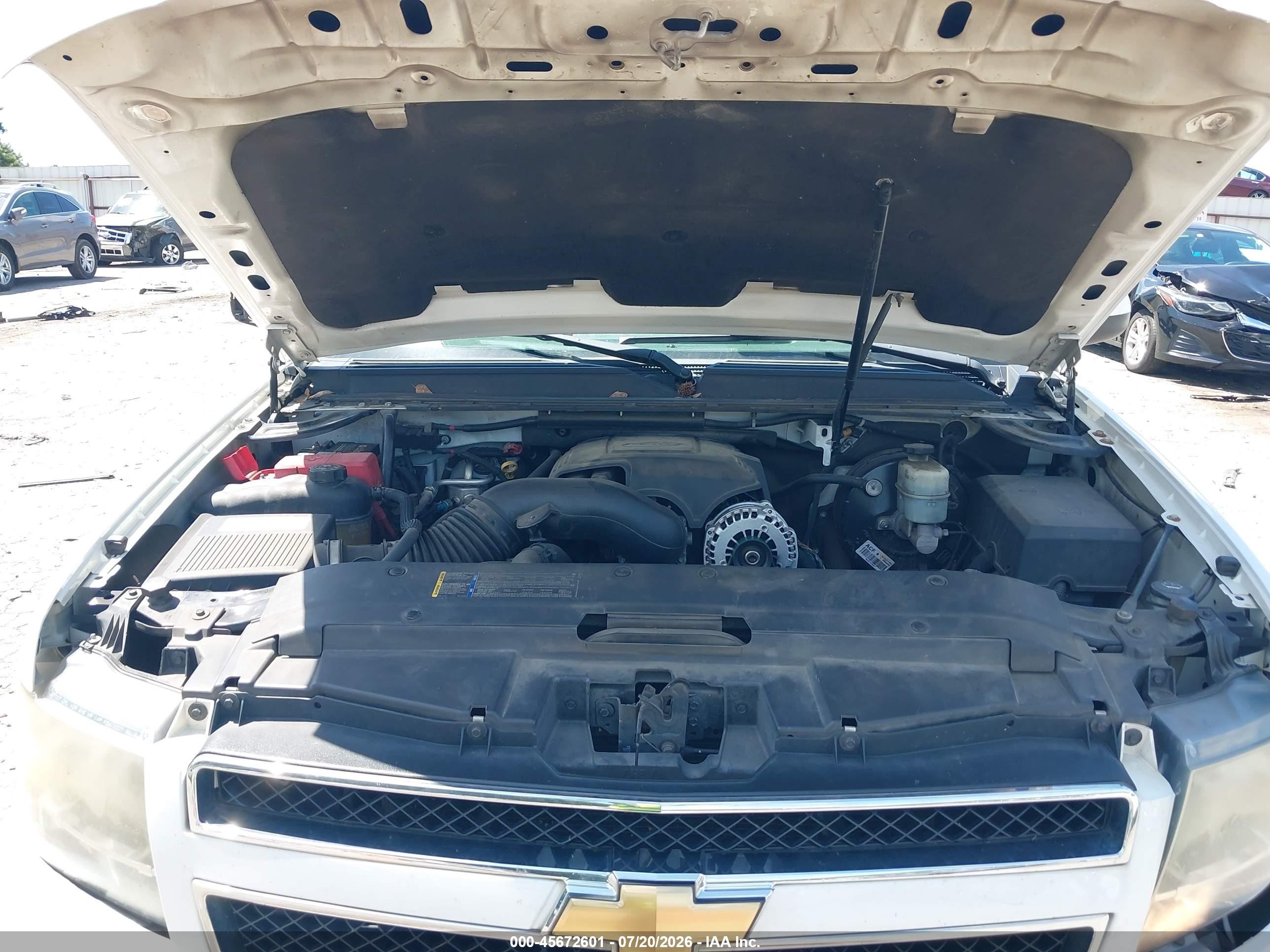 2007 Chevrolet Avalanche 1500 Lt White vin: 3GNEC12057G212566