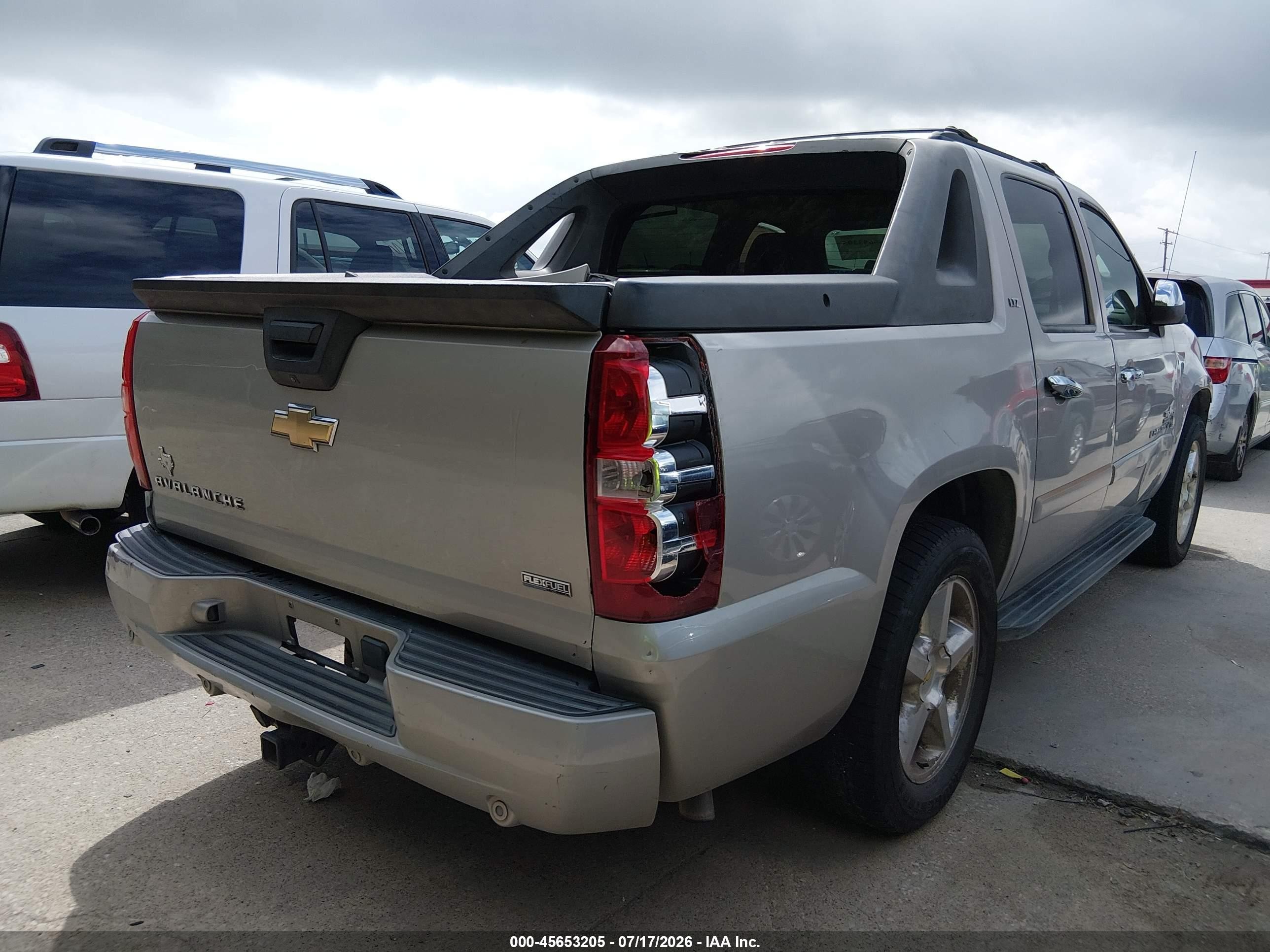 2007 Chevrolet Avalanche 1500 Ltz Brown vin: 3GNEC12057G304616
