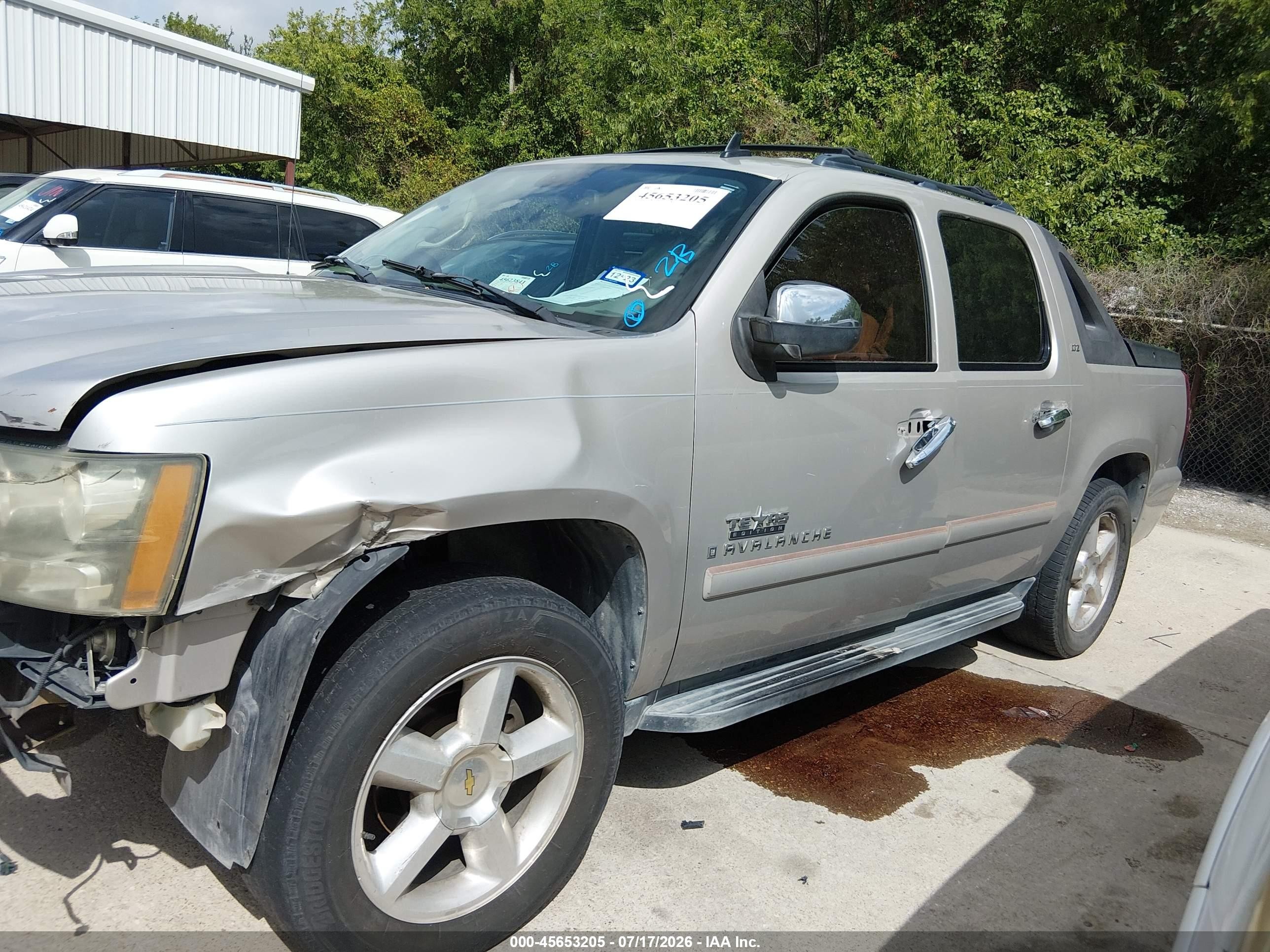 2007 Chevrolet Avalanche 1500 Ltz Brown vin: 3GNEC12057G304616