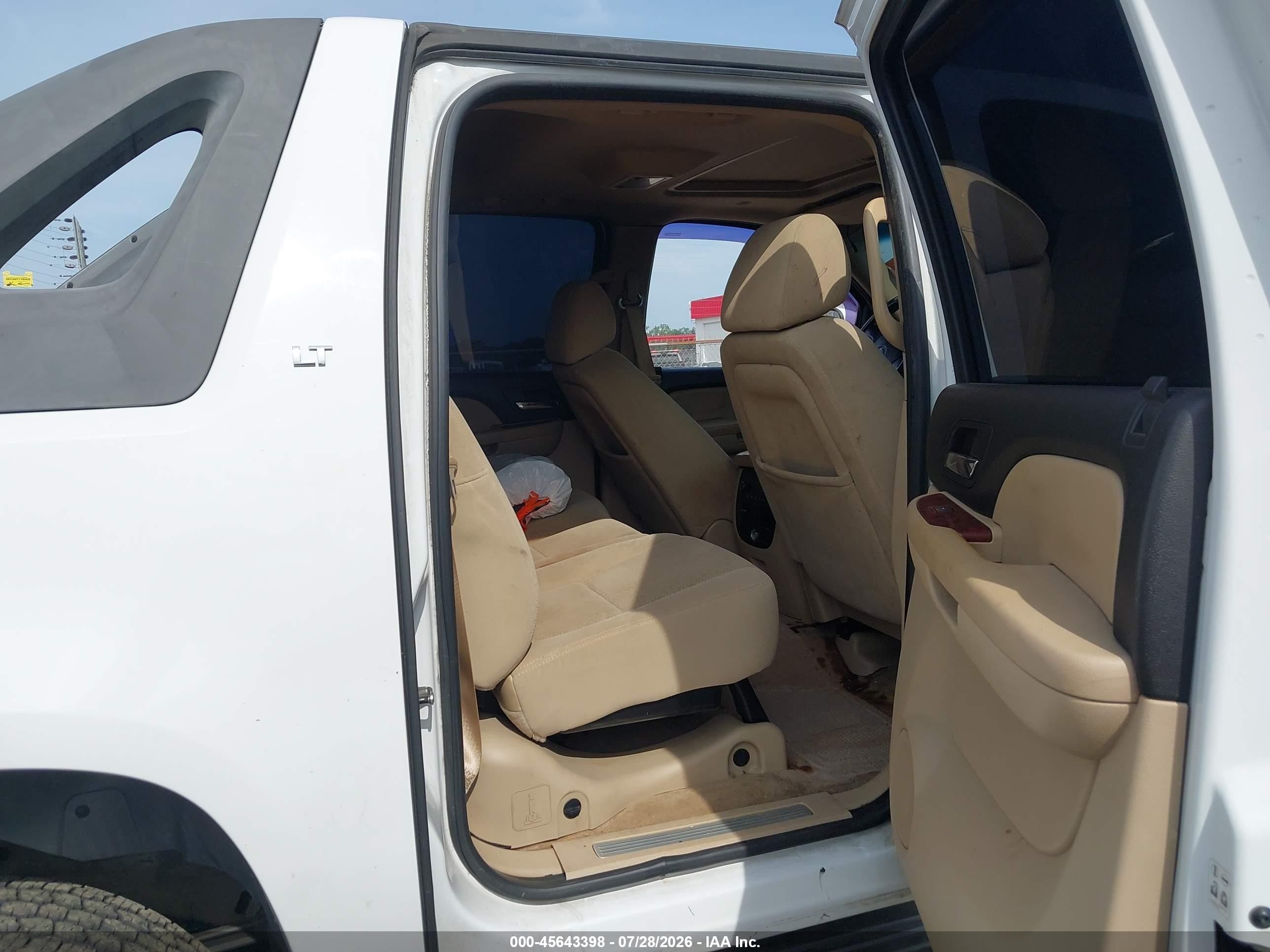 2007 Chevrolet Avalanche 1500 Lt White vin: 3GNEC12067G208073