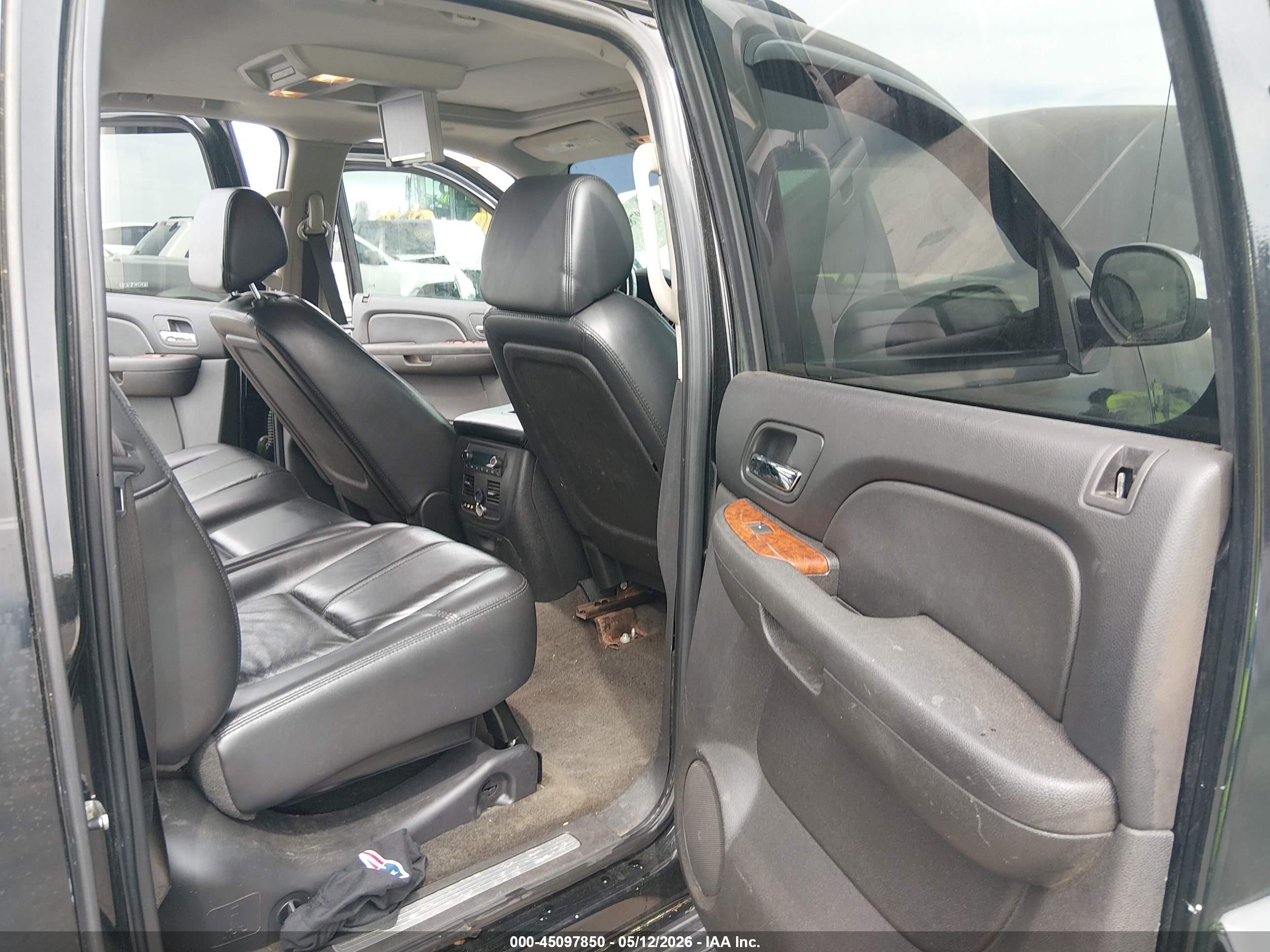 2007 Chevrolet Avalanche 1500 Ltz Black vin: 3GNEC12067G307816