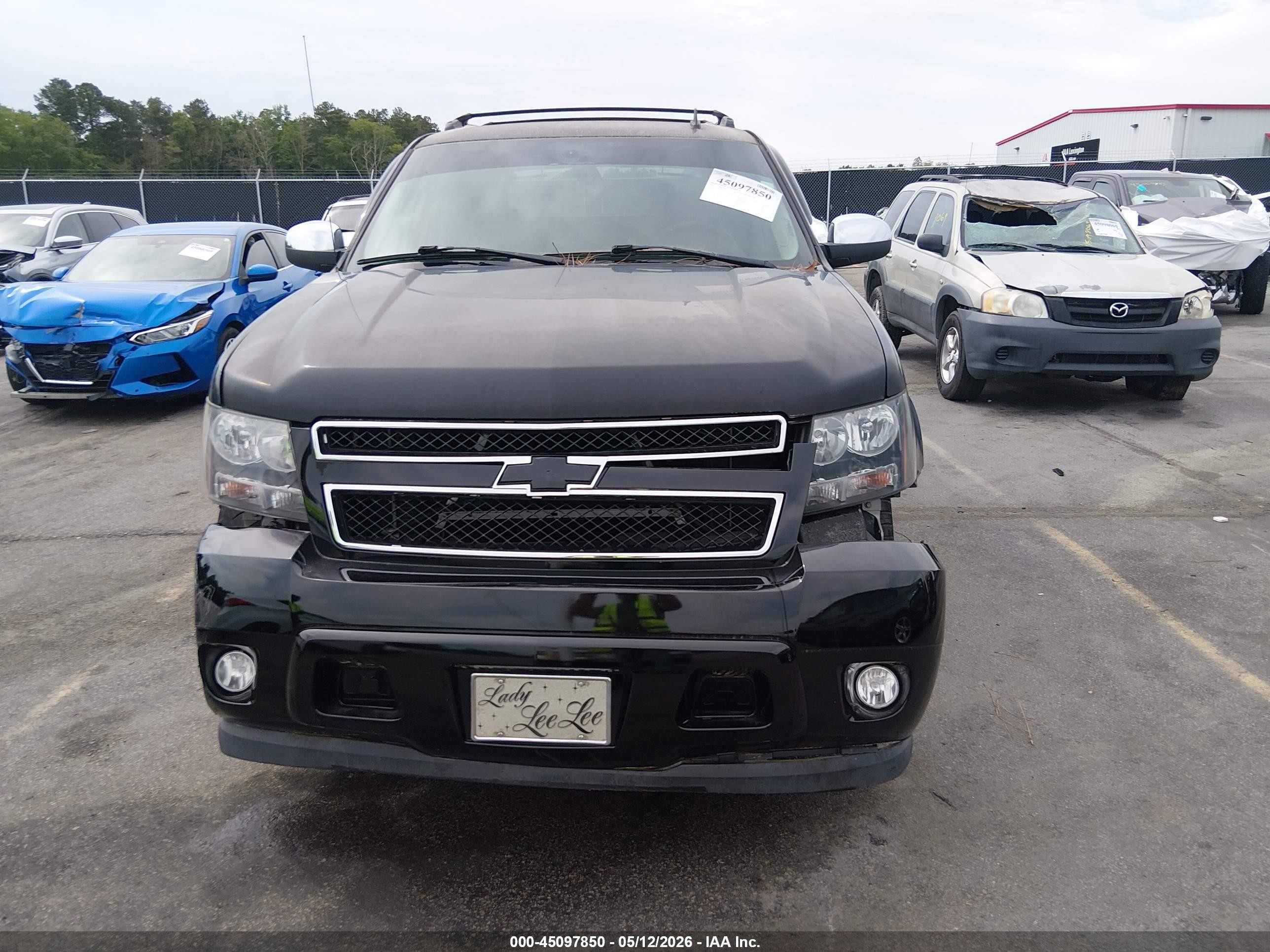 2007 Chevrolet Avalanche 1500 Ltz Black vin: 3GNEC12067G307816