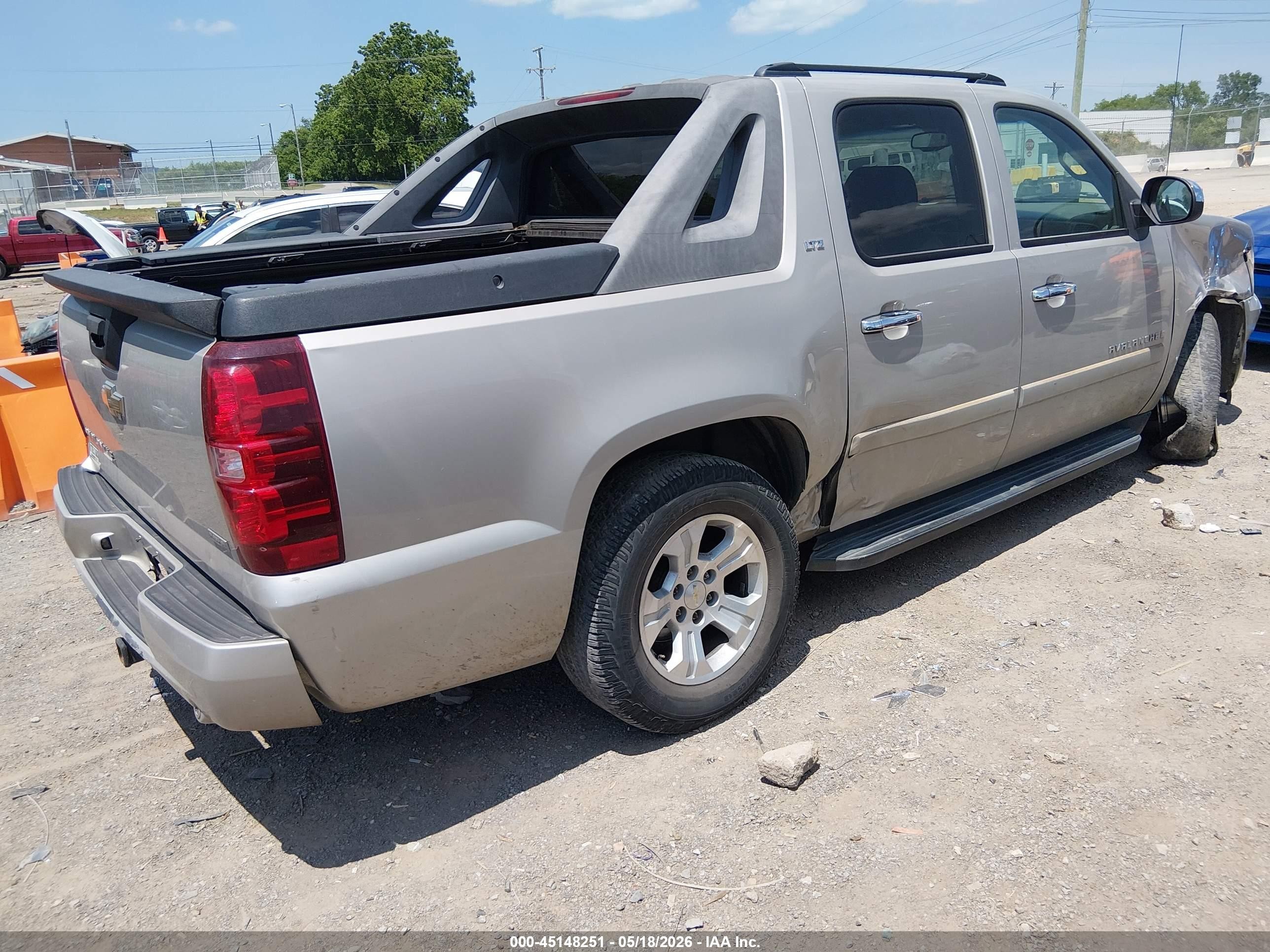 2008 Chevrolet Avalanche 1500 Ltz Beige vin: 3GNEC12068G165792