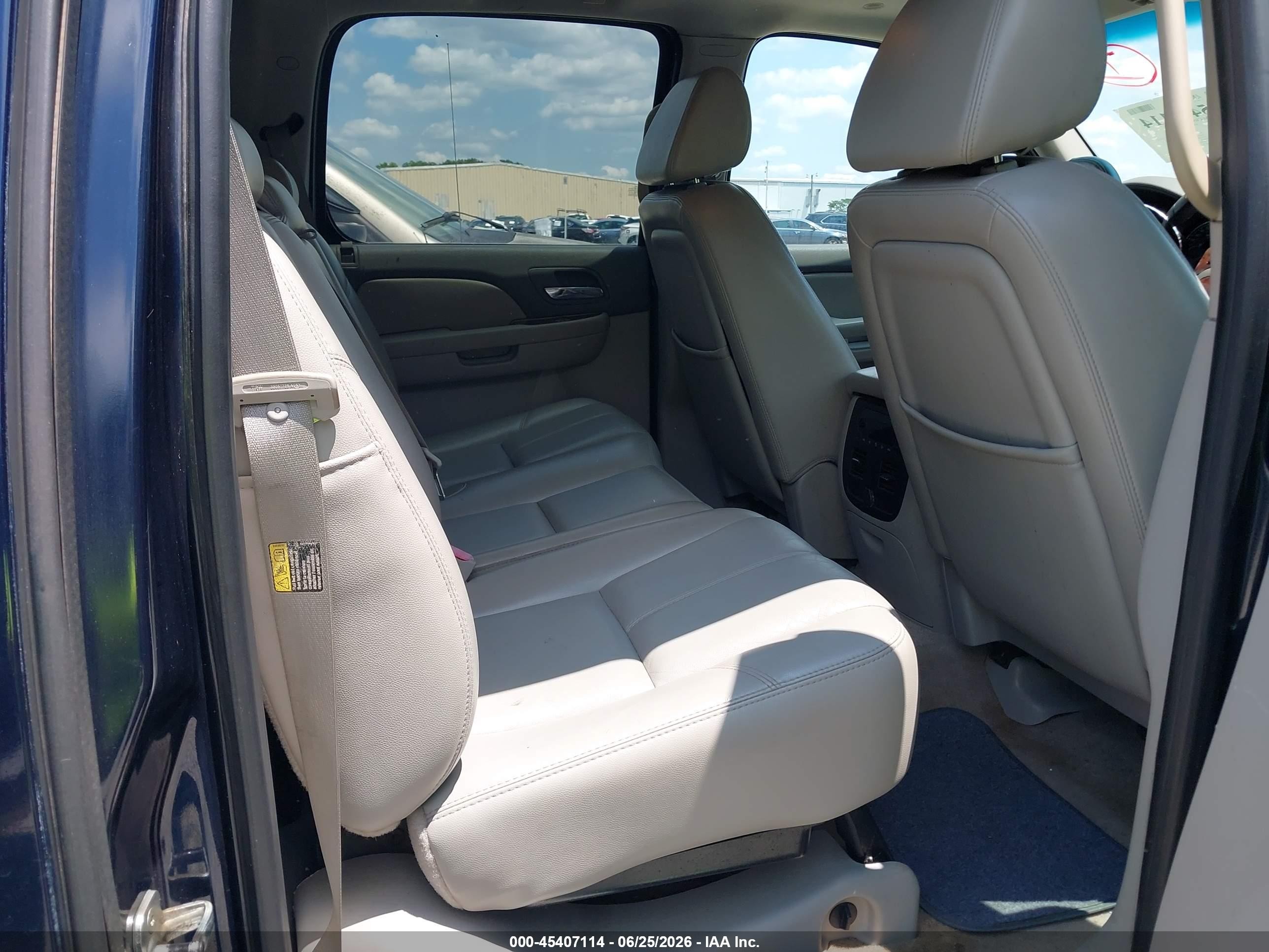 2007 Chevrolet Avalanche 1500 Ltz Blue vin: 3GNEC12077G157943