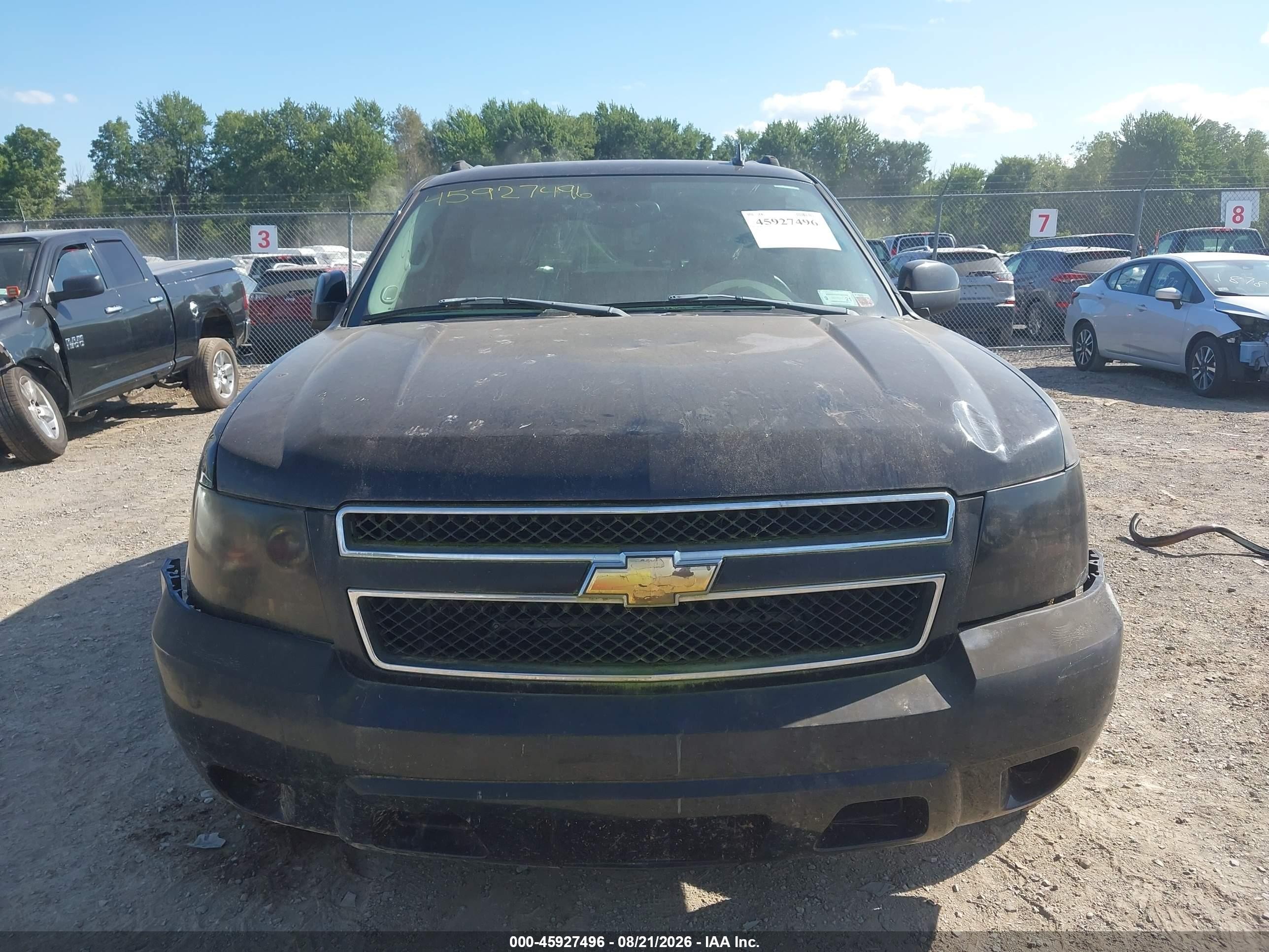 2007 Chevrolet Avalanche 1500 Ltz Black vin: 3GNEC12097G106122