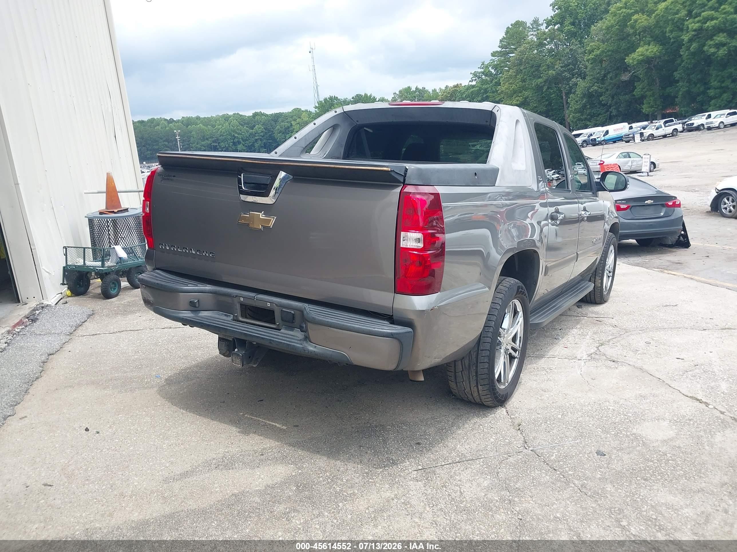 2007 Chevrolet Avalanche 1500 Ls Brown vin: 3GNEC12097G141856