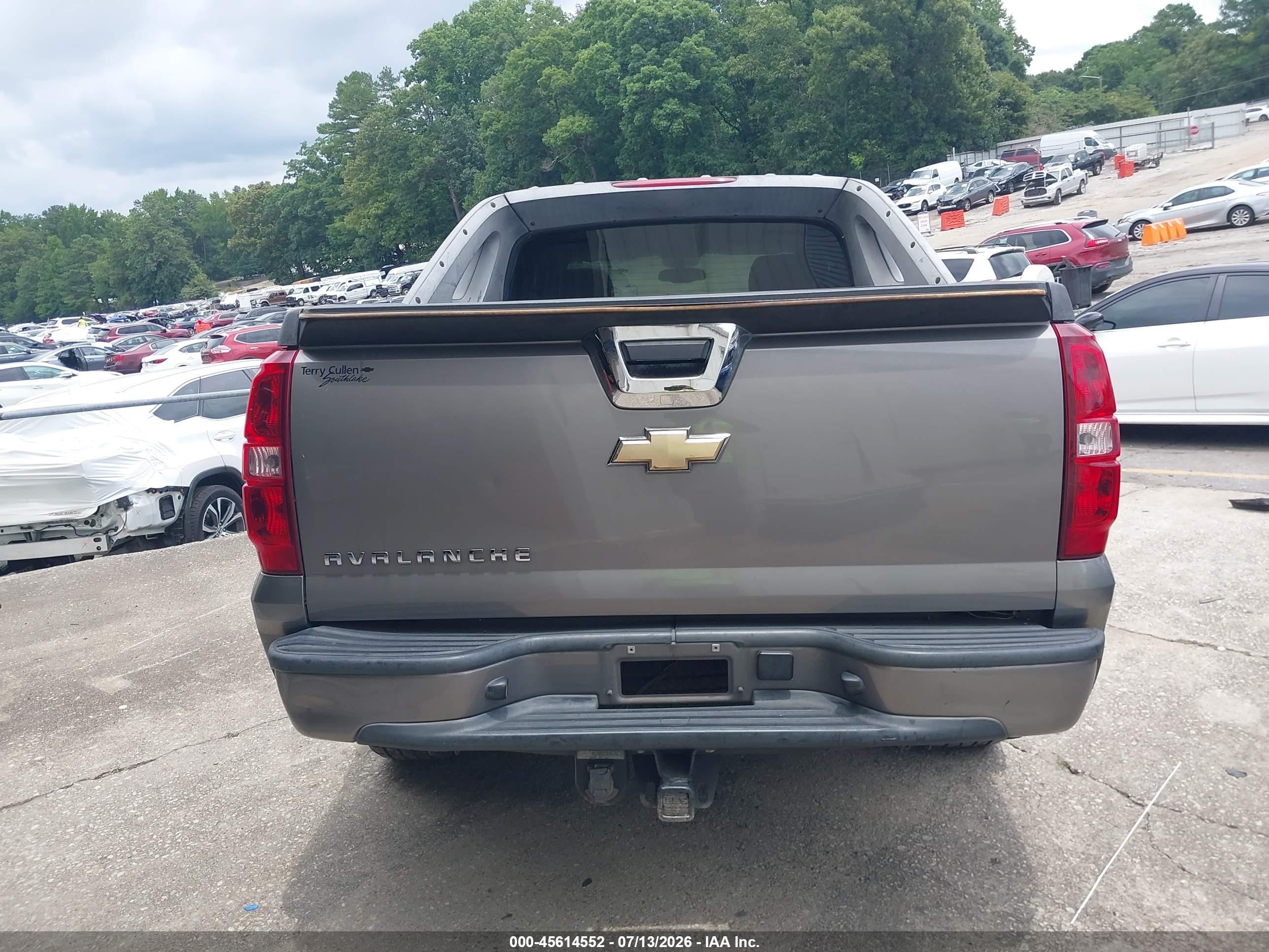 2007 Chevrolet Avalanche 1500 Ls Brown vin: 3GNEC12097G141856