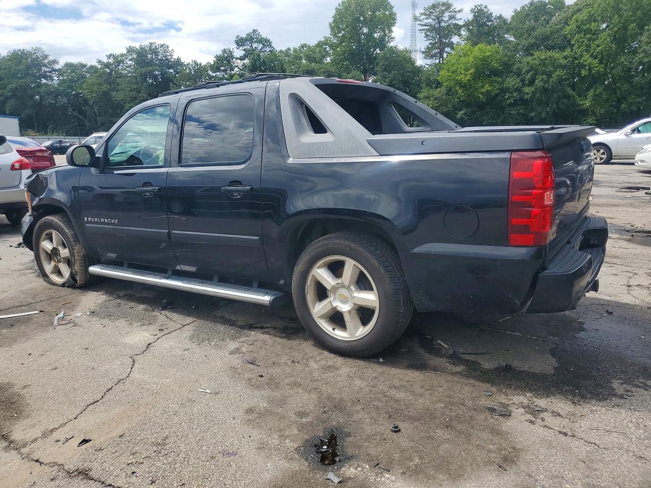 2007 Chevrolet Avalanche C1500 Черный vin: 3GNEC12097G176669