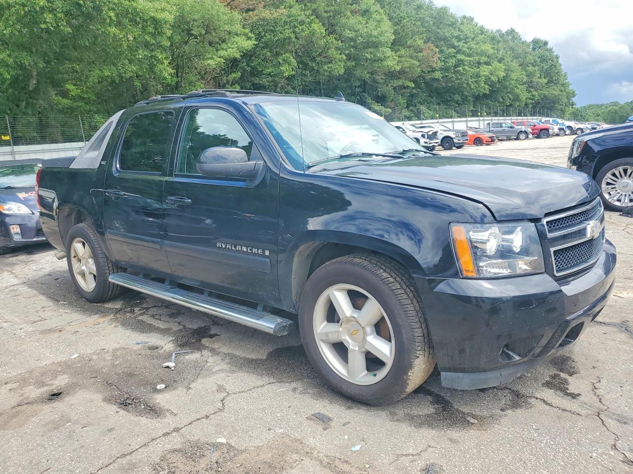 2007 Chevrolet Avalanche C1500 Черный vin: 3GNEC12097G176669