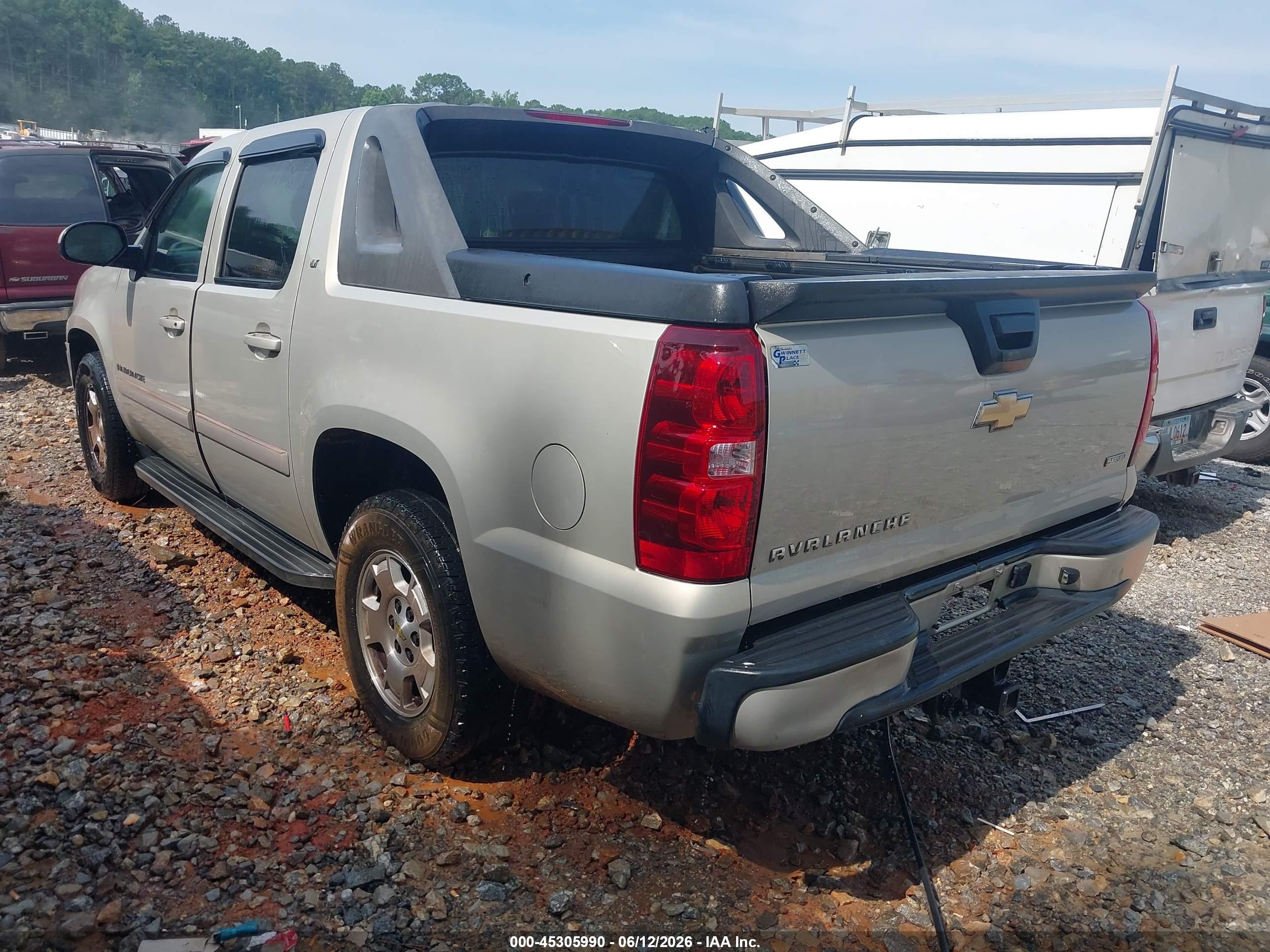 2007 Chevrolet Avalanche 1500 Lt Gold vin: 3GNEC12097G199143