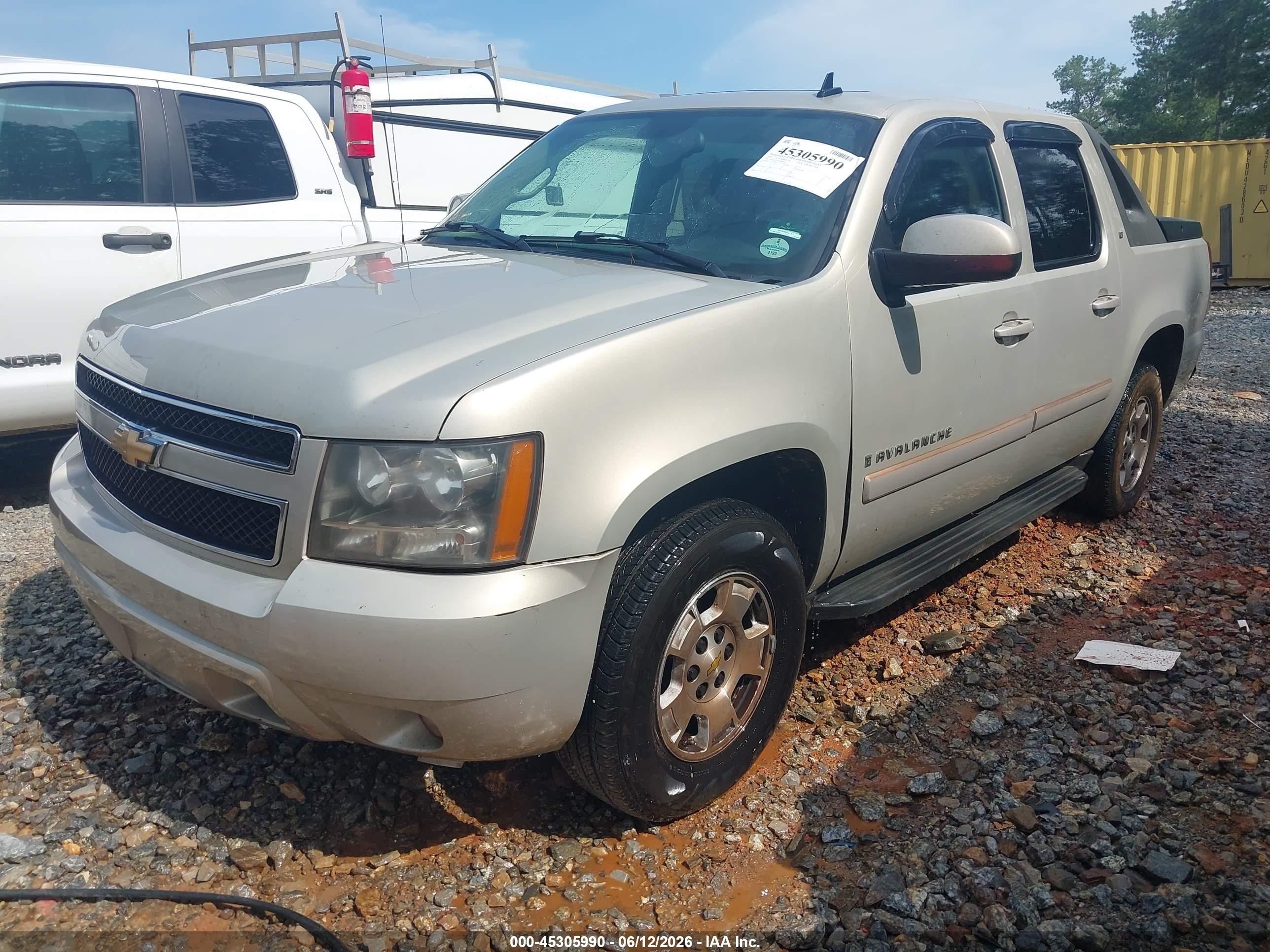 2007 Chevrolet Avalanche 1500 Lt Gold vin: 3GNEC12097G199143