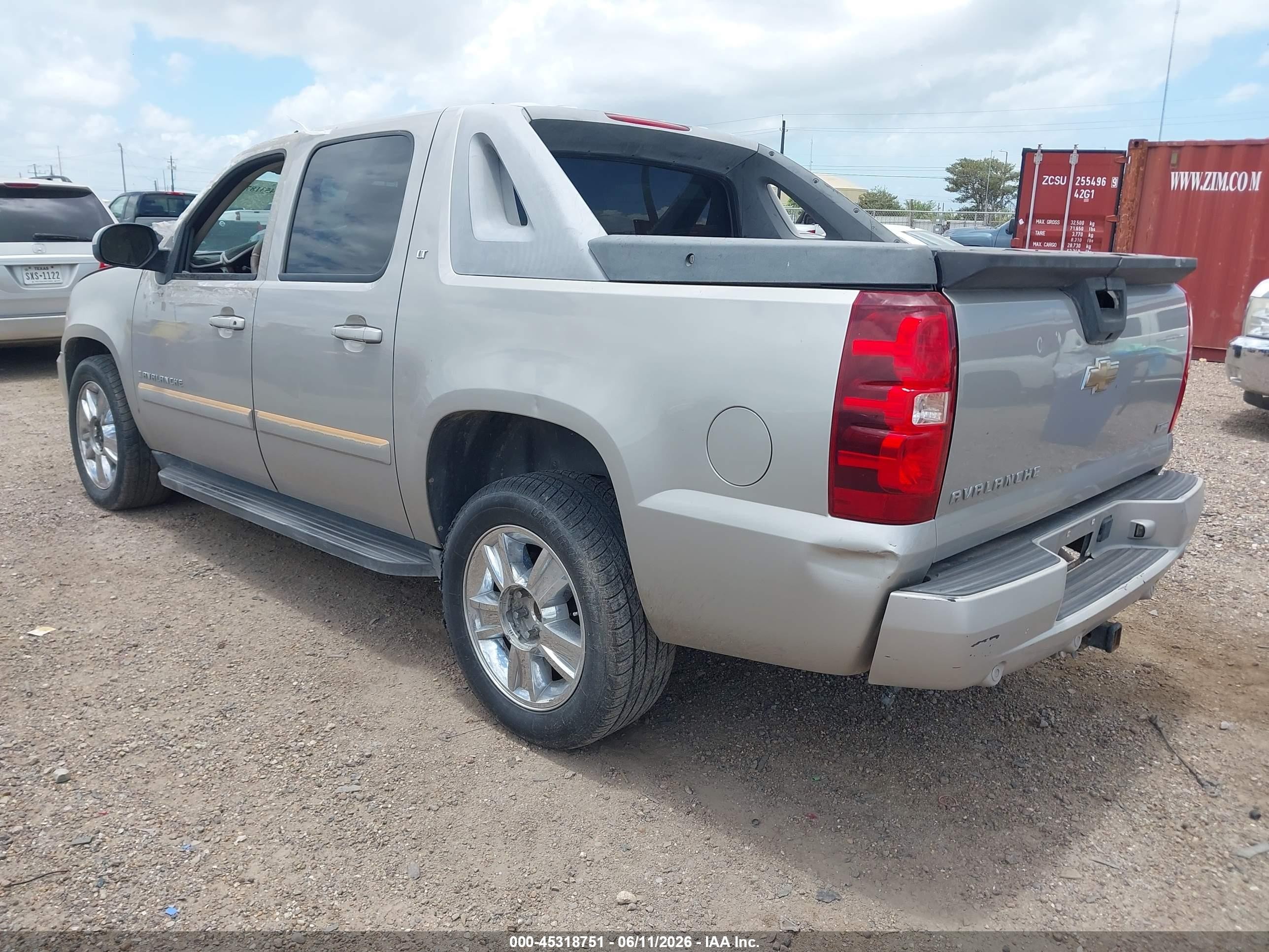 2008 Chevrolet Avalanche 1500 Lt Tan vin: 3GNEC12098G106008